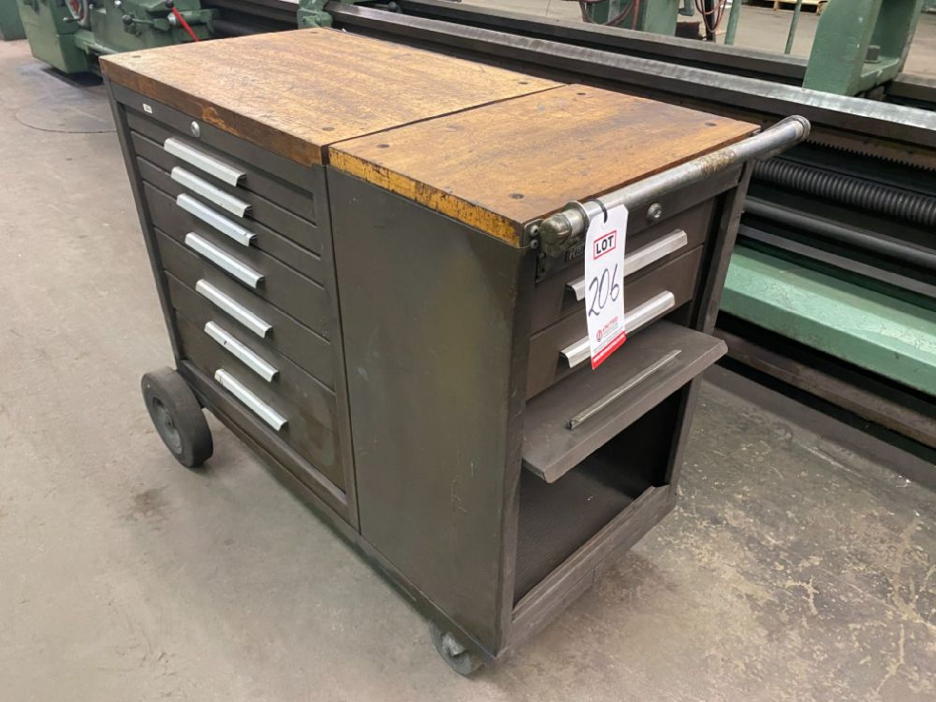 9-DRAWER KENNEDY ROLLING TOOLBOX, W/ MISC. TOOLING