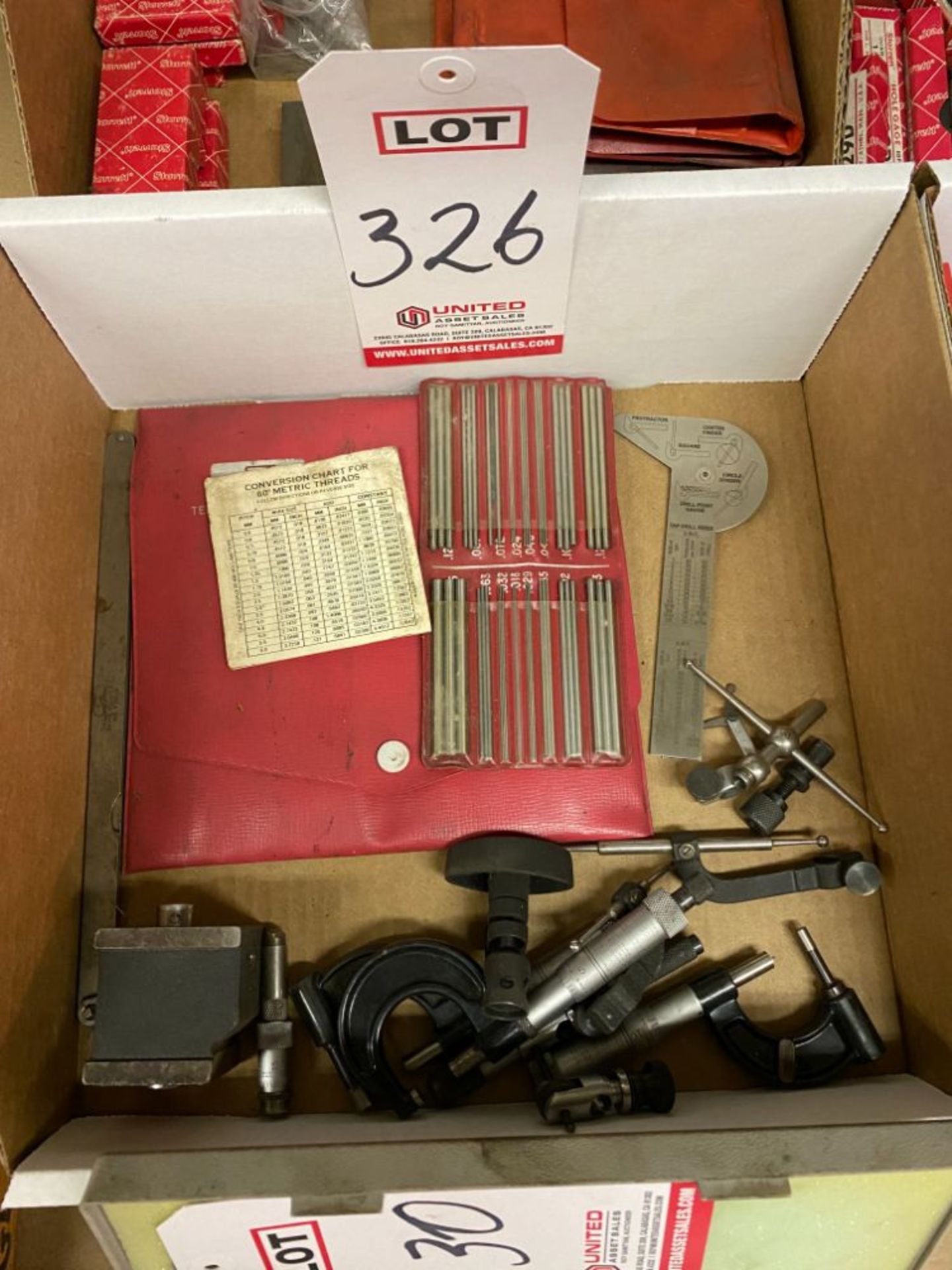 LOT - STARRETT MICROMETERS & MISC.