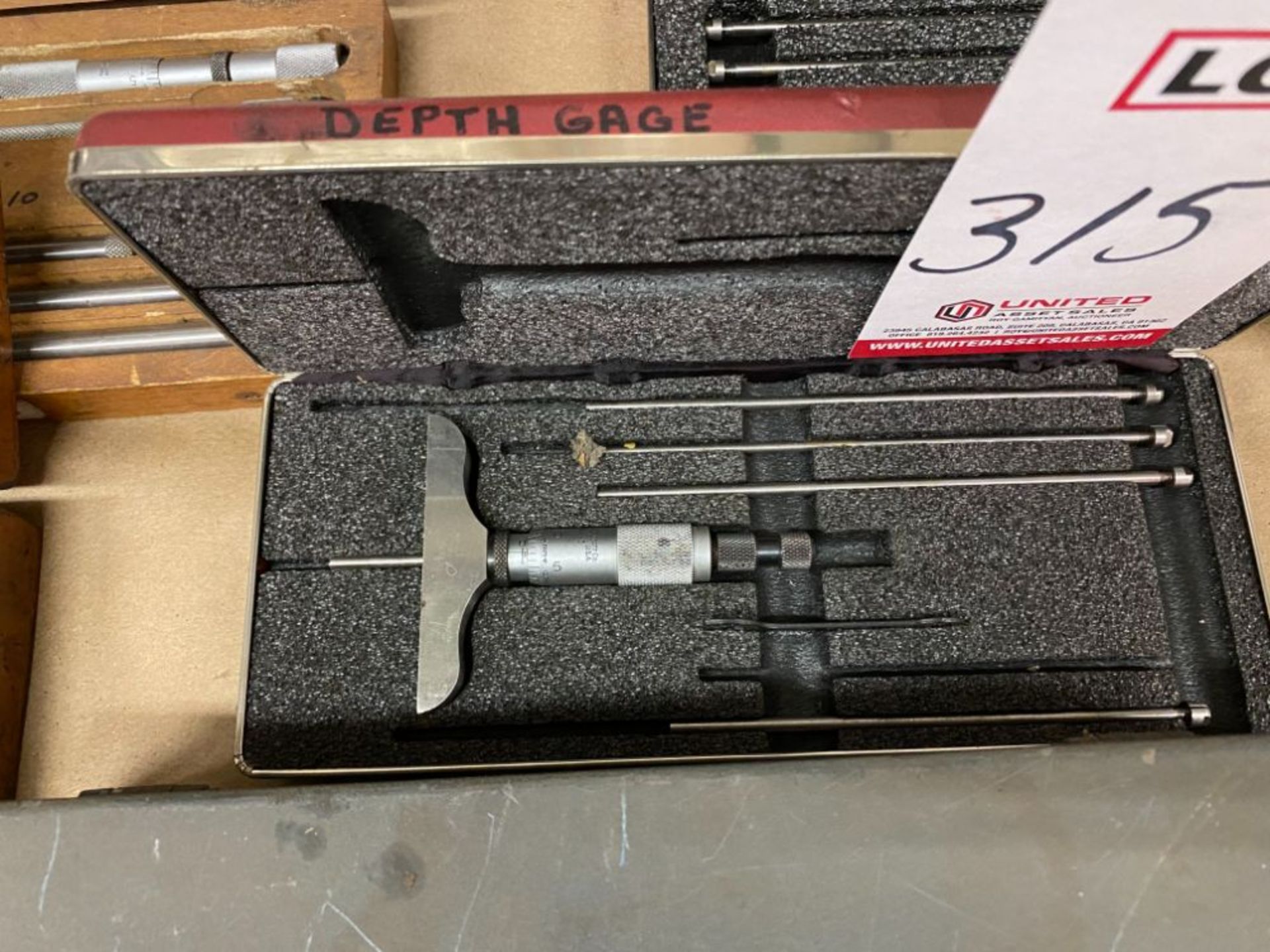 STARRETT DEPTH MICROMETER