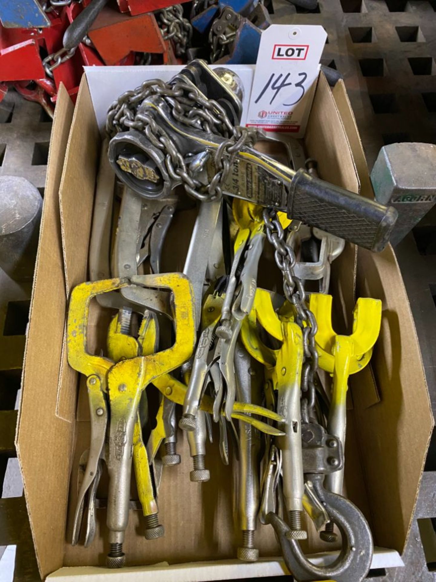 LOT - ASSORTED VICE GRIP CLAMPS