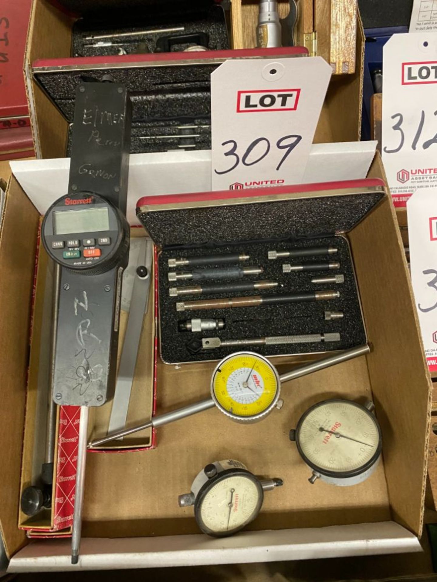 LOT - DIAL GAGES, I.D. MICROMETER, ELECTRONIC INDICATOR