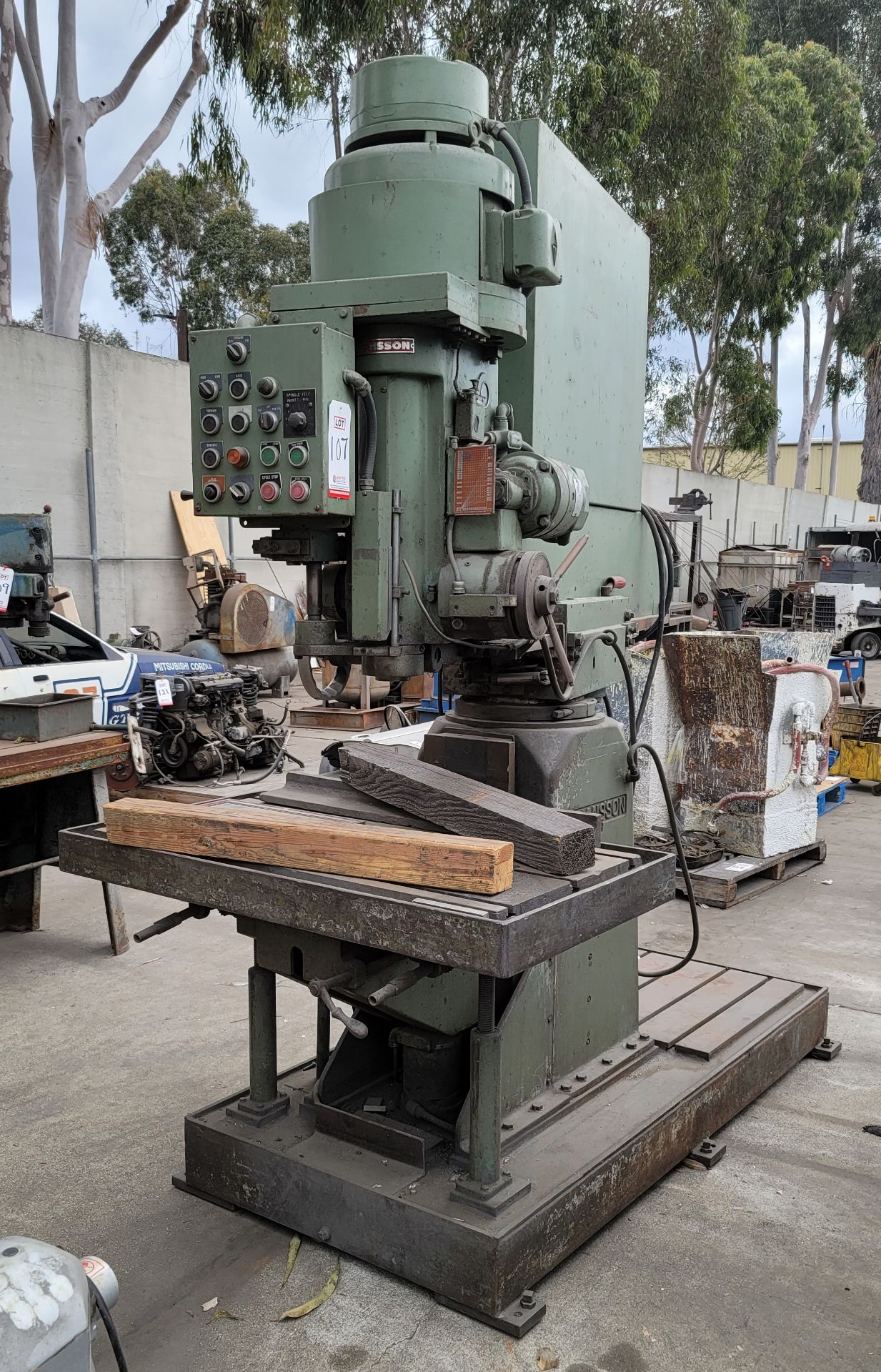 JOHANSSON RADIAL DRILL, S/N 53092