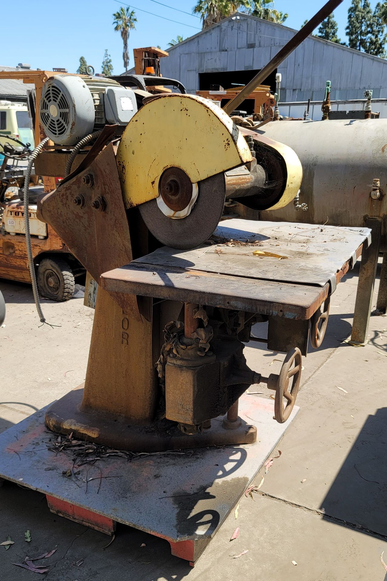 TABOR 20" CUT-OFF SAW, 7.5 HP, S/N 22202 - Image 2 of 2