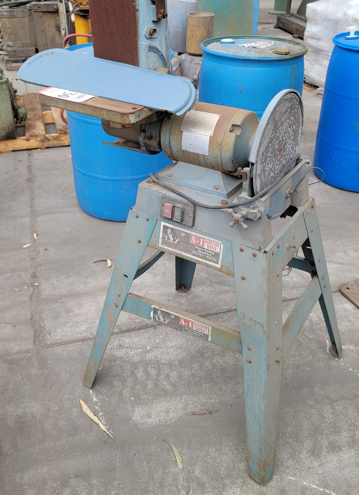 ENCO 6" BELT & 12" DISC SANDER, MODEL 163-4700, 1 HP