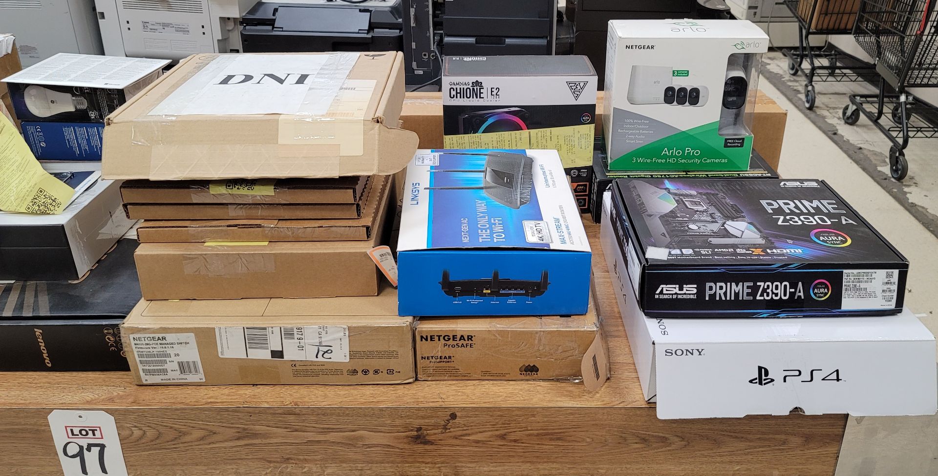 LOT - MISC ELECTRONICS: ROUTERS, SONY PS4, WIRELESS CAMERA SYSTEM, ETC. - Image 3 of 3