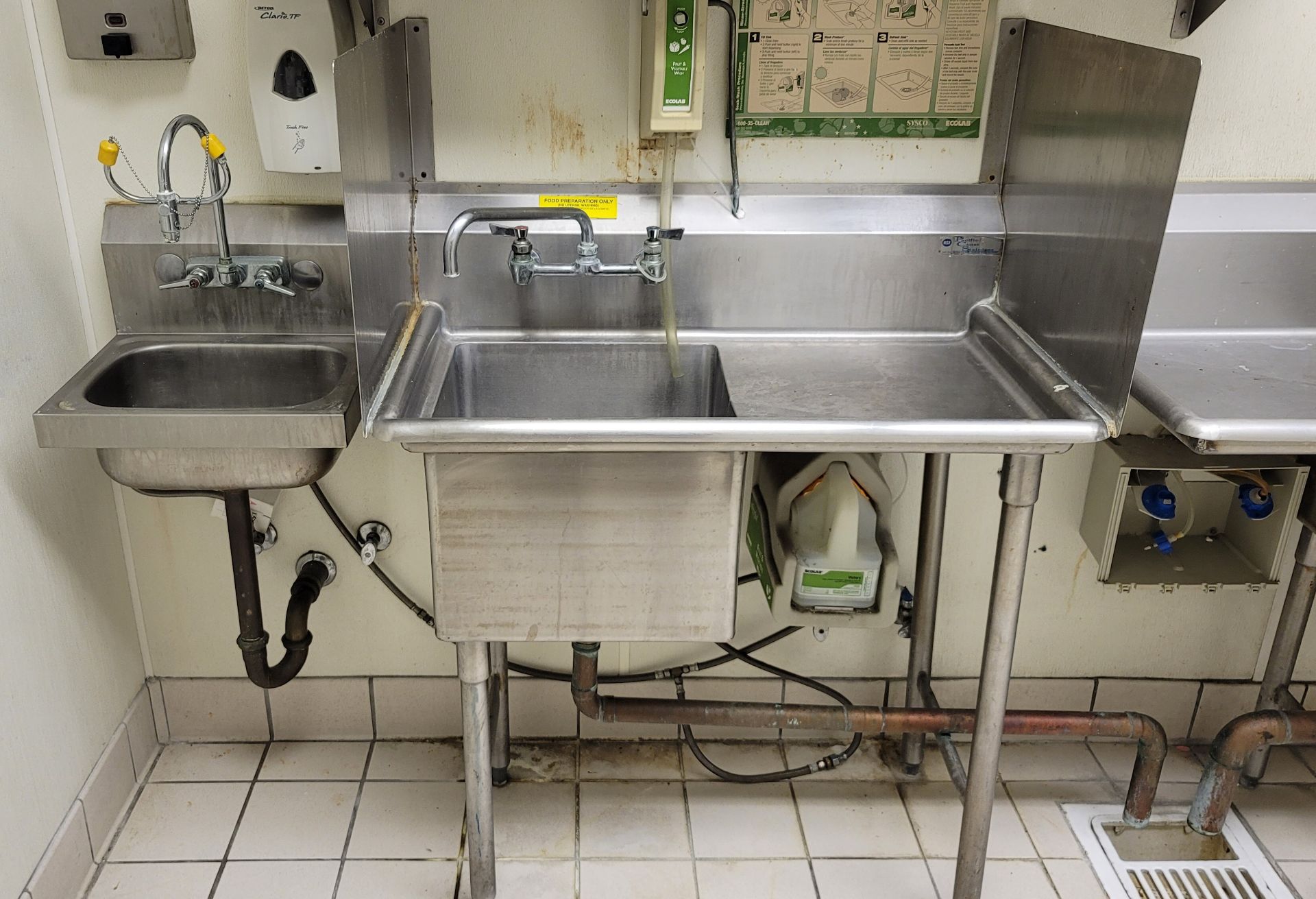 POT & PAN WASH LINE, INCLUDING JACKSON AVENGER HT DISHWASHER