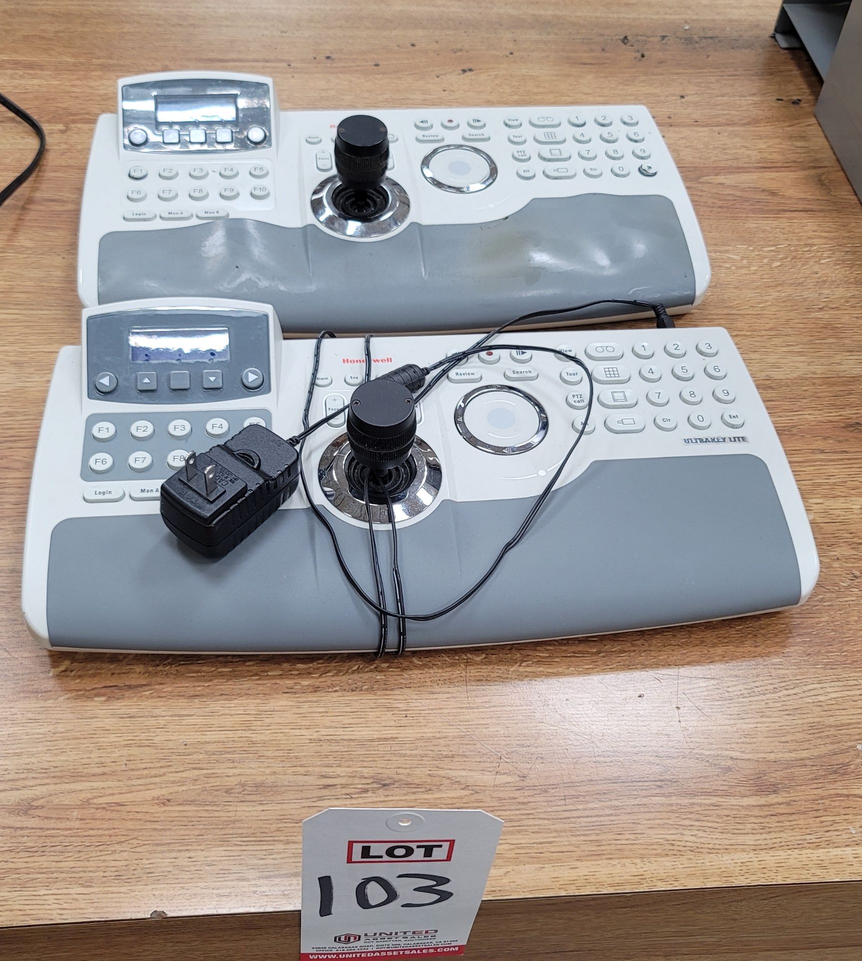 LOT - (2) HONEYWELL JOYSTICKS