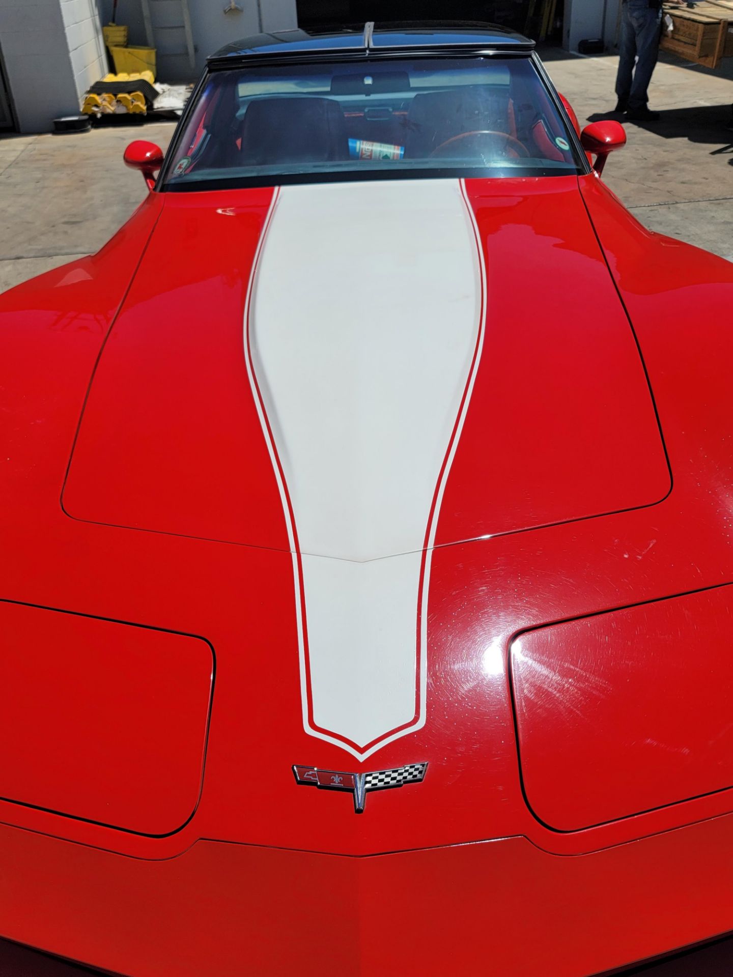 1980 CHEVROLET CORVETTE, WAS VIC EDELBROCK'S PERSONAL CAR BOUGHT FOR R&D, RED INTERIOR, TITLE ONLY. - Bild 15 aus 70