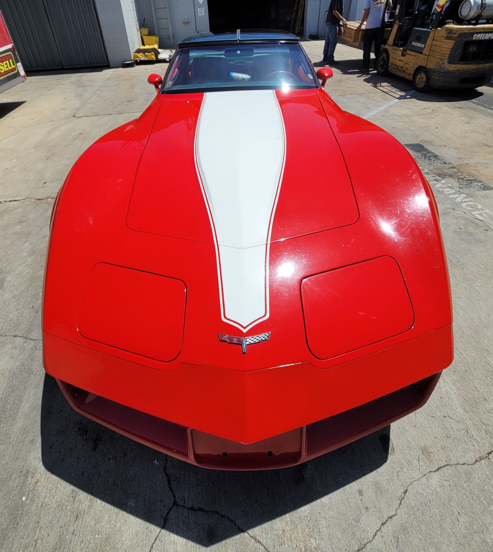 1980 CHEVROLET CORVETTE, WAS VIC EDELBROCK'S PERSONAL CAR BOUGHT FOR R&D, RED INTERIOR, TITLE ONLY. - Image 16 of 70