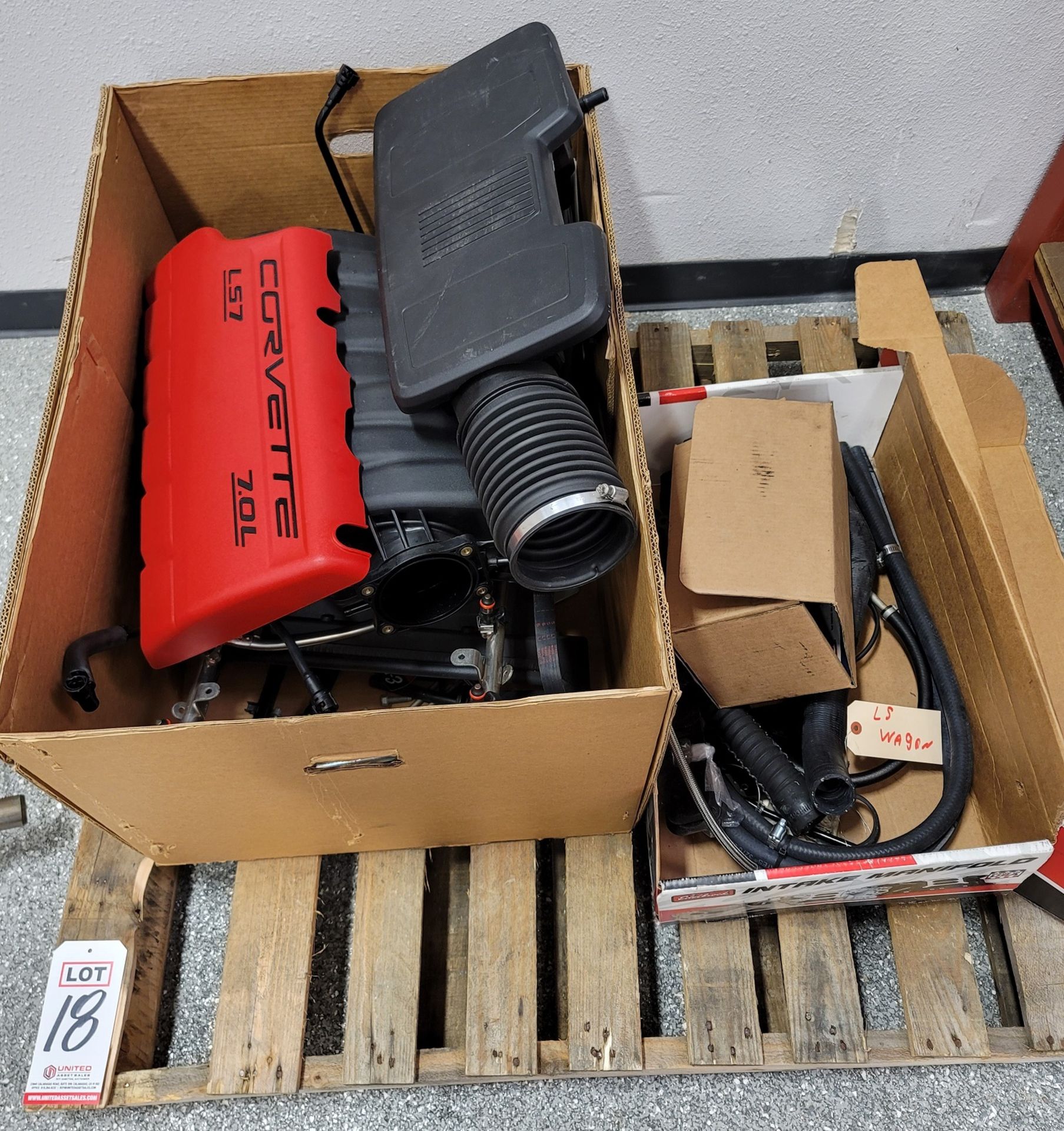 LOT - STOCK PARTS FROM A 7.0L CORVETTE LS7