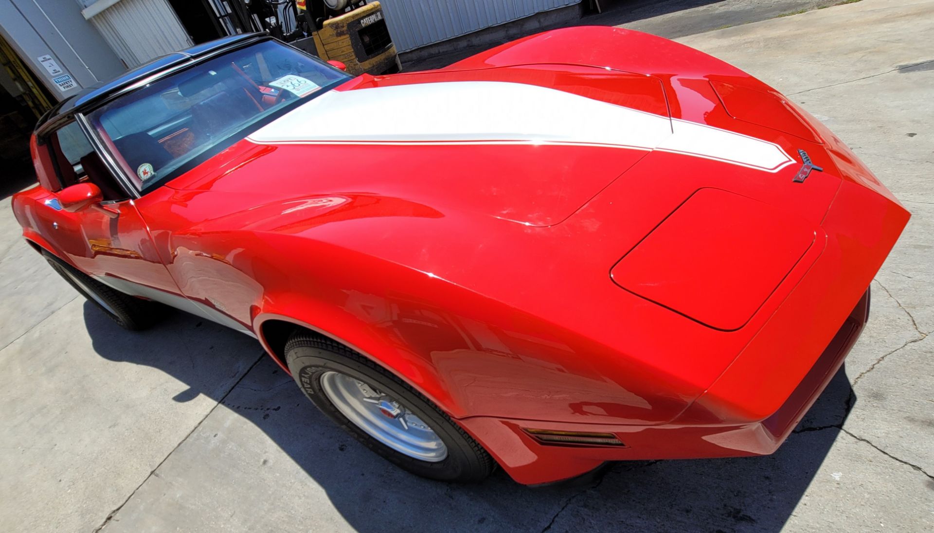 1980 CHEVROLET CORVETTE, WAS VIC EDELBROCK'S PERSONAL CAR BOUGHT FOR R&D, RED INTERIOR, TITLE ONLY. - Image 51 of 70