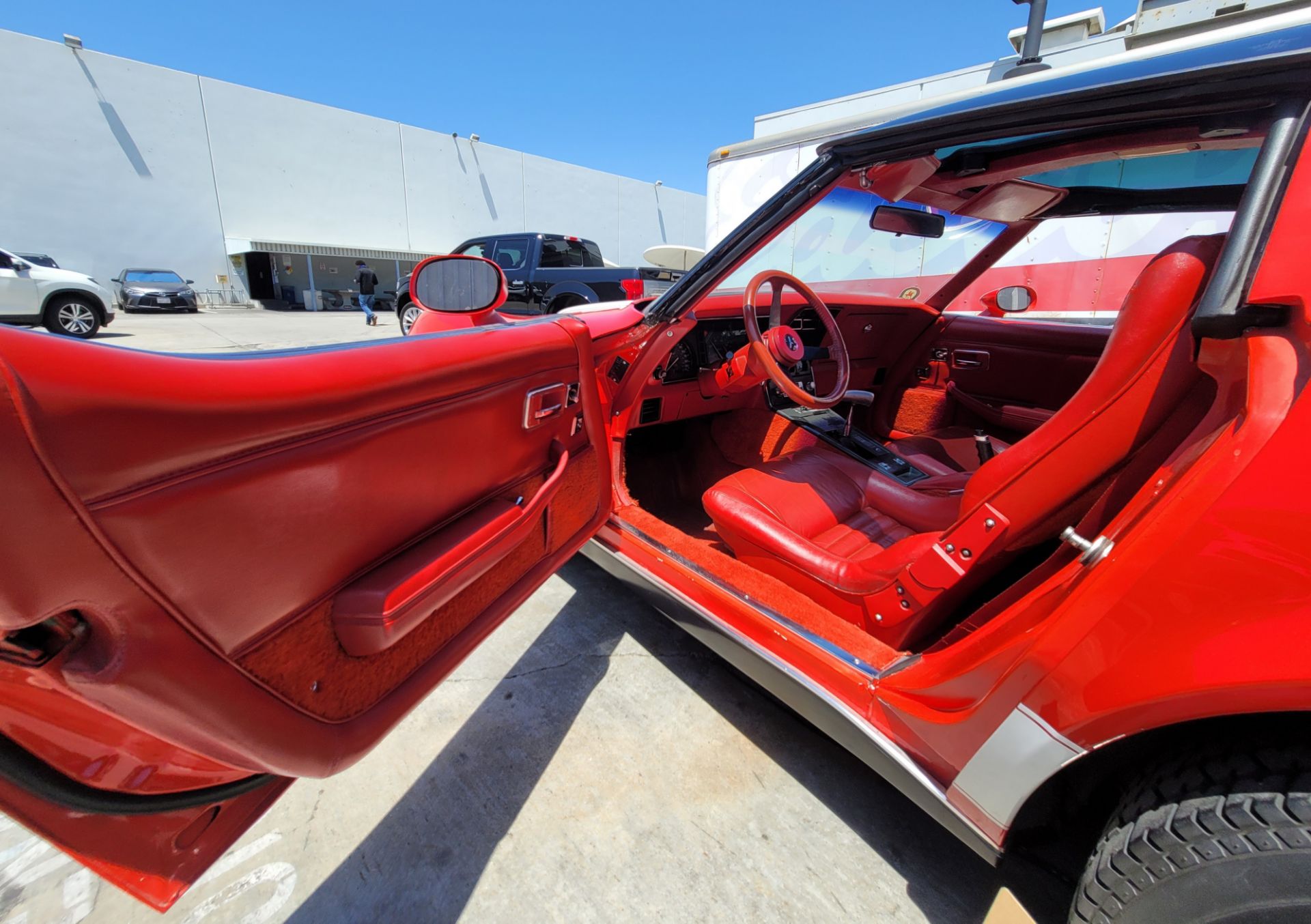 1980 CHEVROLET CORVETTE, WAS VIC EDELBROCK'S PERSONAL CAR BOUGHT FOR R&D, RED INTERIOR, TITLE ONLY. - Image 17 of 70