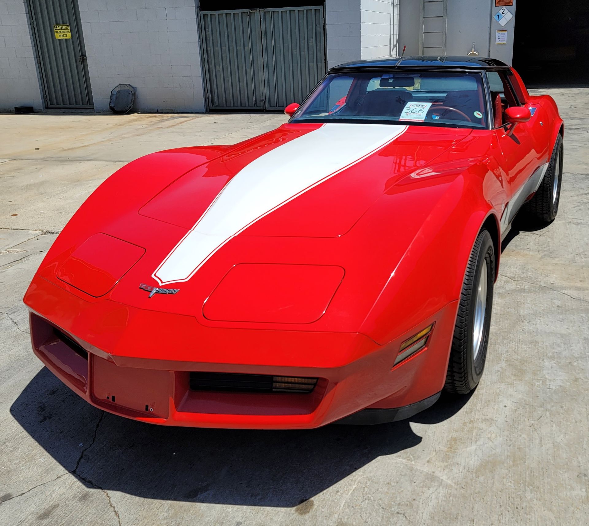 1980 CHEVROLET CORVETTE, WAS VIC EDELBROCK'S PERSONAL CAR BOUGHT FOR R&D, RED INTERIOR, TITLE ONLY. - Image 33 of 70