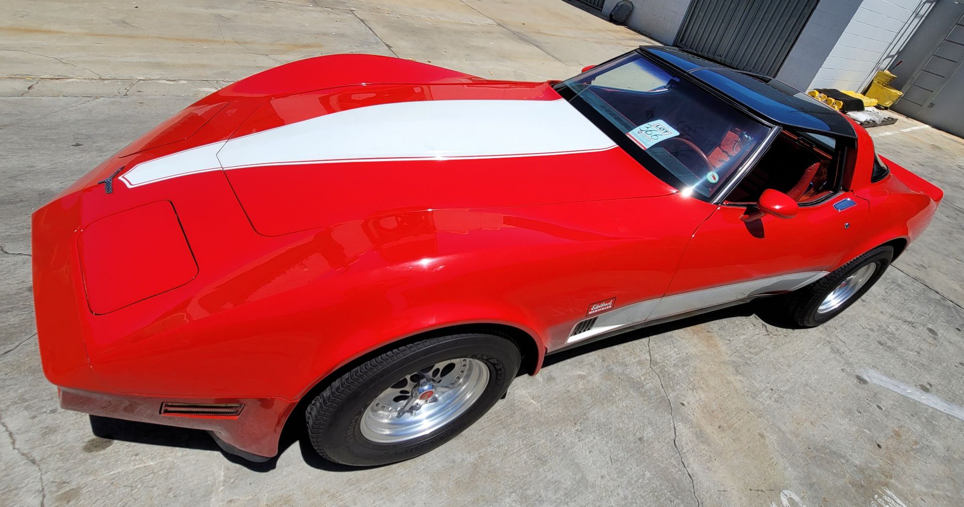 1980 CHEVROLET CORVETTE, WAS VIC EDELBROCK'S PERSONAL CAR BOUGHT FOR R&D, RED INTERIOR, TITLE ONLY. - Bild 34 aus 70