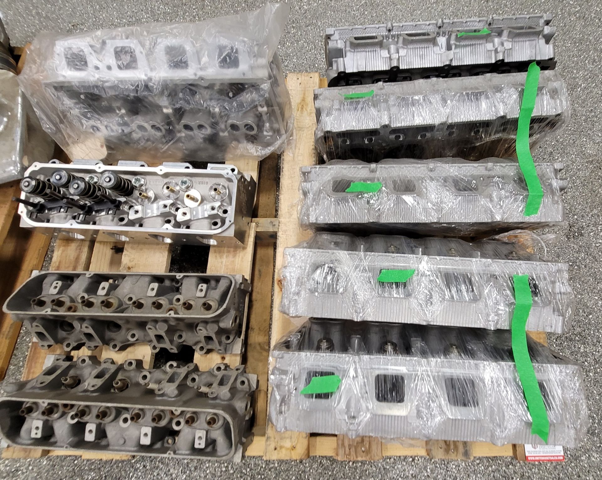 LOT - (9) CYLINDER HEADS