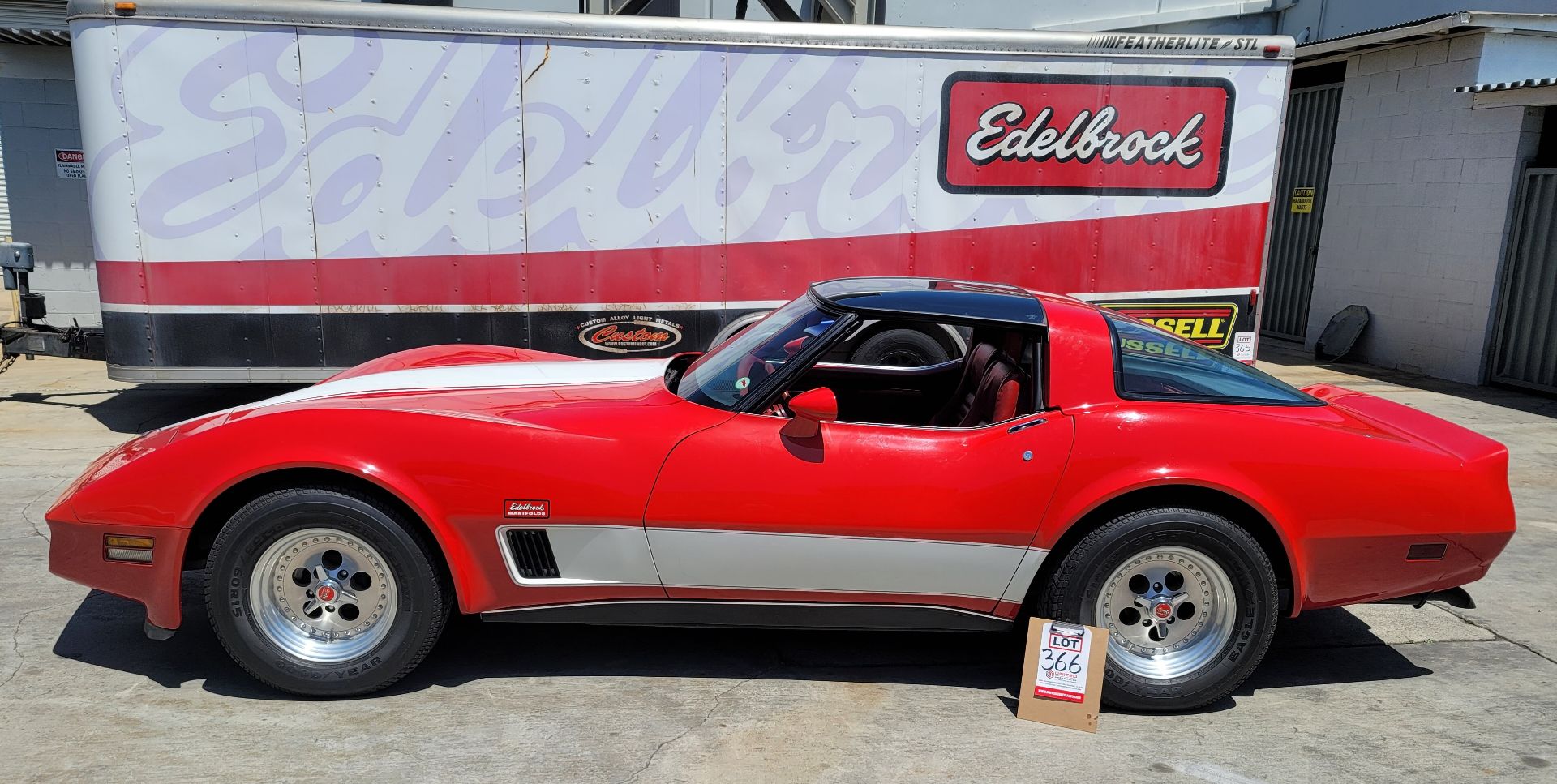 1980 CHEVROLET CORVETTE, WAS VIC EDELBROCK'S PERSONAL CAR BOUGHT FOR R&D, RED INTERIOR, TITLE ONLY. - Image 2 of 70
