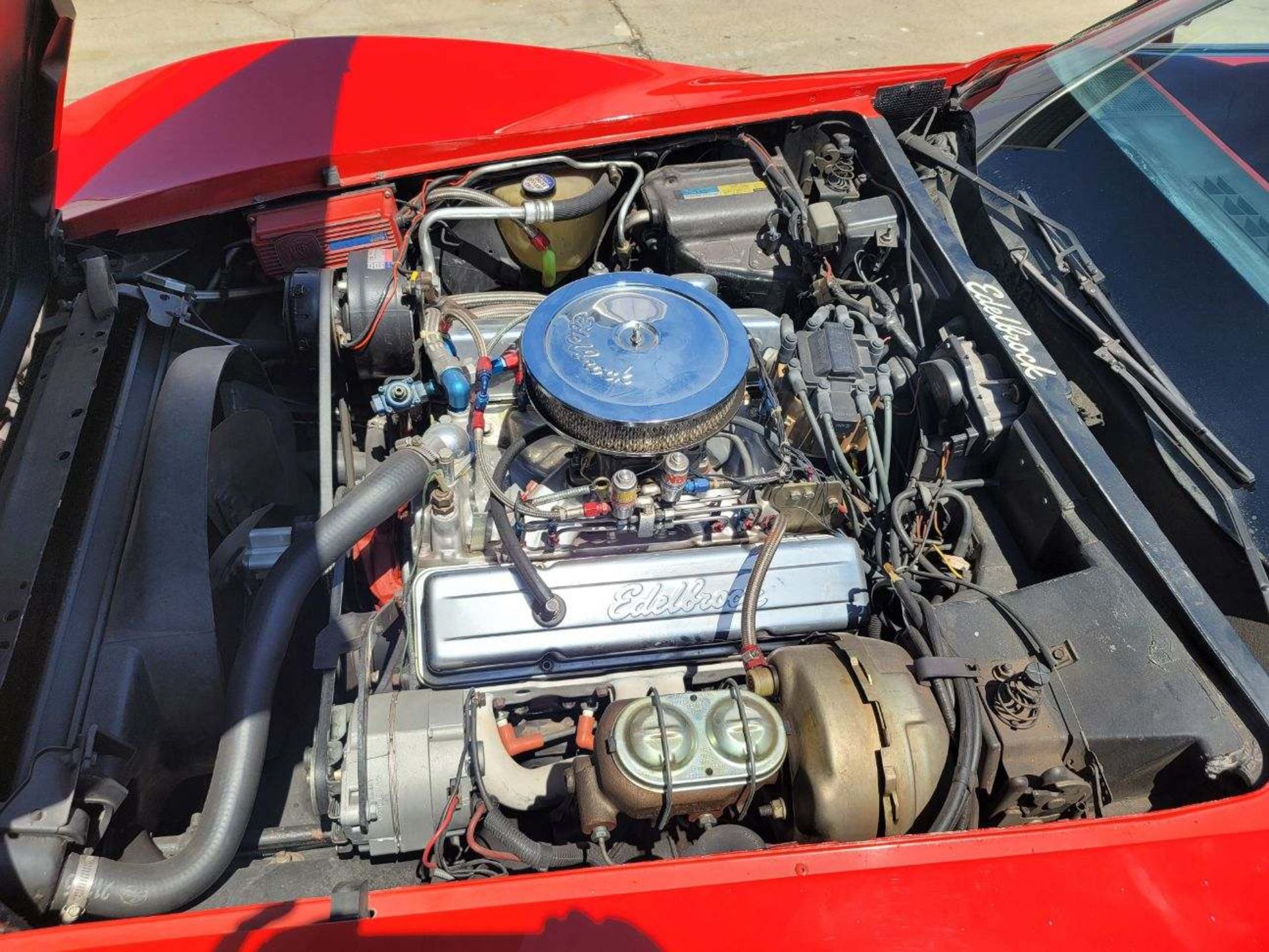 1980 CHEVROLET CORVETTE, WAS VIC EDELBROCK'S PERSONAL CAR BOUGHT FOR R&D, RED INTERIOR, TITLE ONLY. - Image 68 of 70