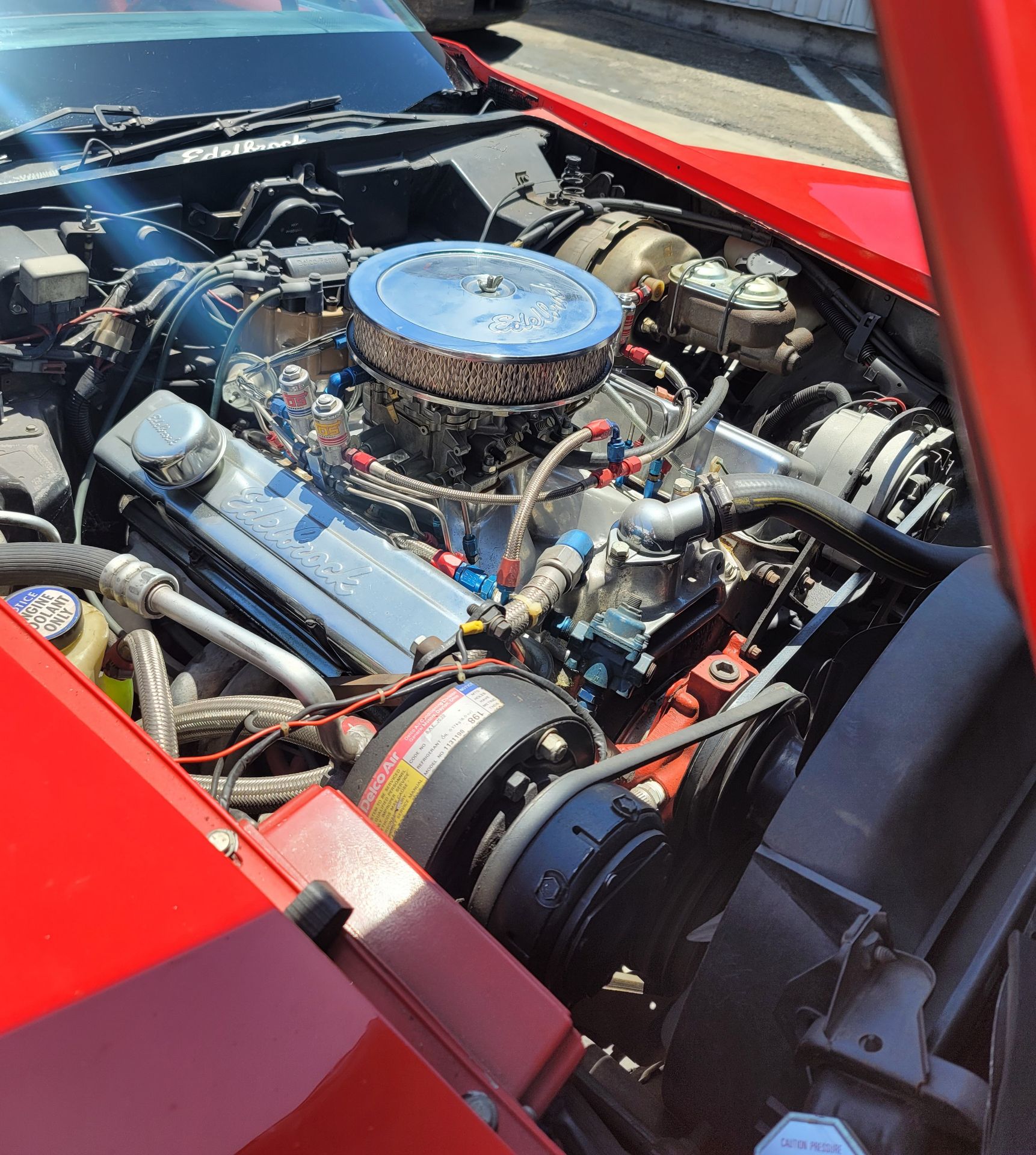 1980 CHEVROLET CORVETTE, WAS VIC EDELBROCK'S PERSONAL CAR BOUGHT FOR R&D, RED INTERIOR, TITLE ONLY. - Image 29 of 70