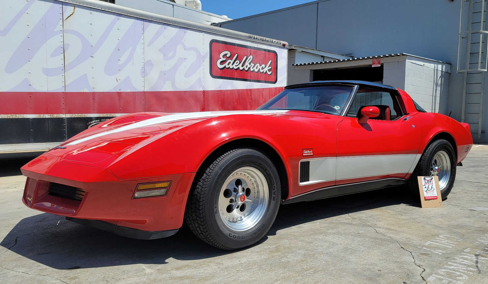 1980 CHEVROLET CORVETTE, WAS VIC EDELBROCK'S PERSONAL CAR BOUGHT FOR R&D, RED INTERIOR, TITLE ONLY. - Image 6 of 70