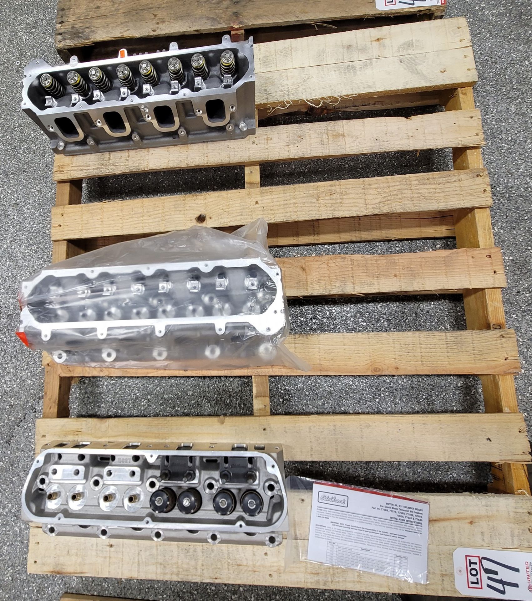 LOT - (3) CYLINDER HEADS