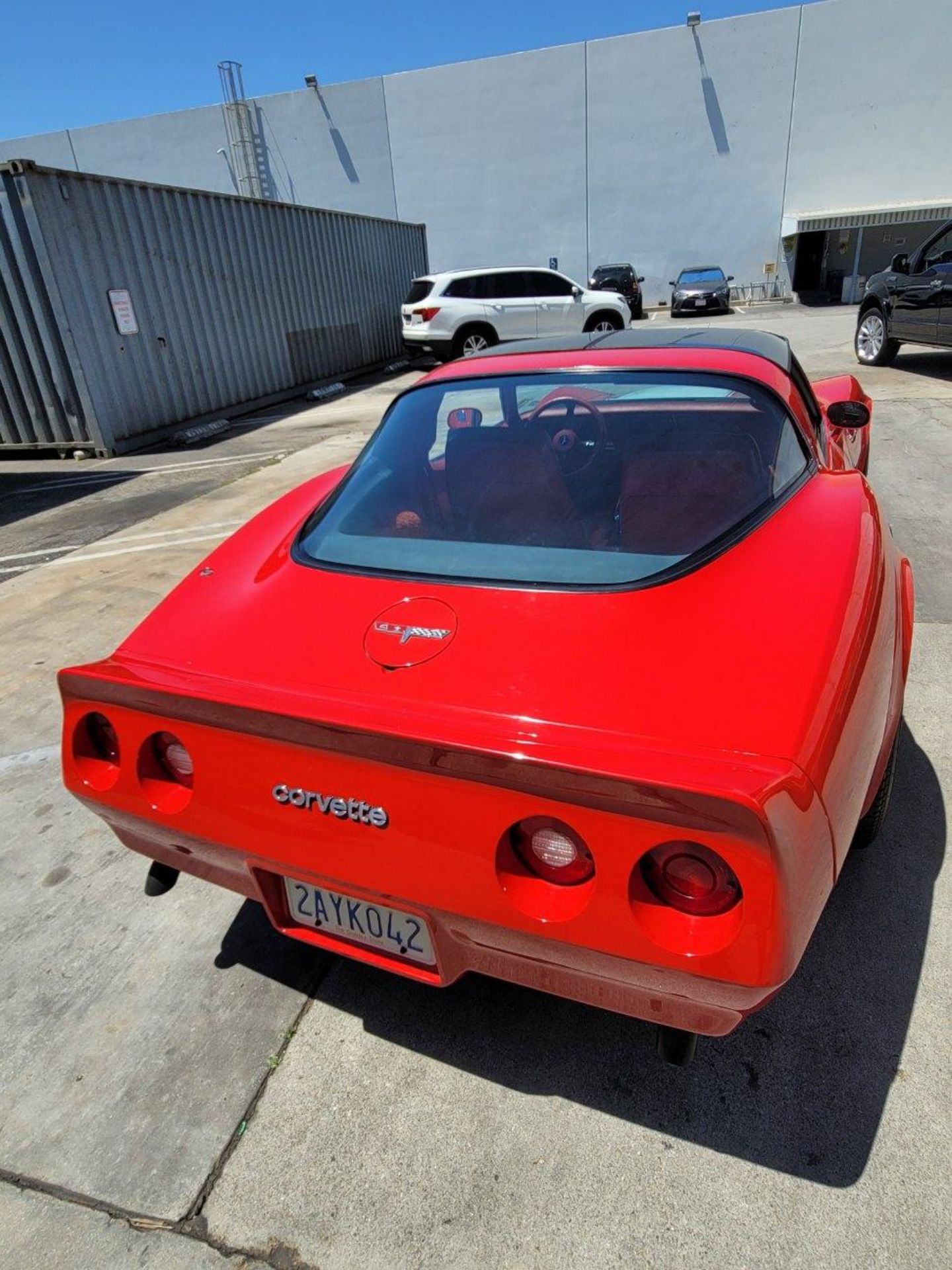 1980 CHEVROLET CORVETTE, WAS VIC EDELBROCK'S PERSONAL CAR BOUGHT FOR R&D, RED INTERIOR, TITLE ONLY. - Bild 62 aus 70