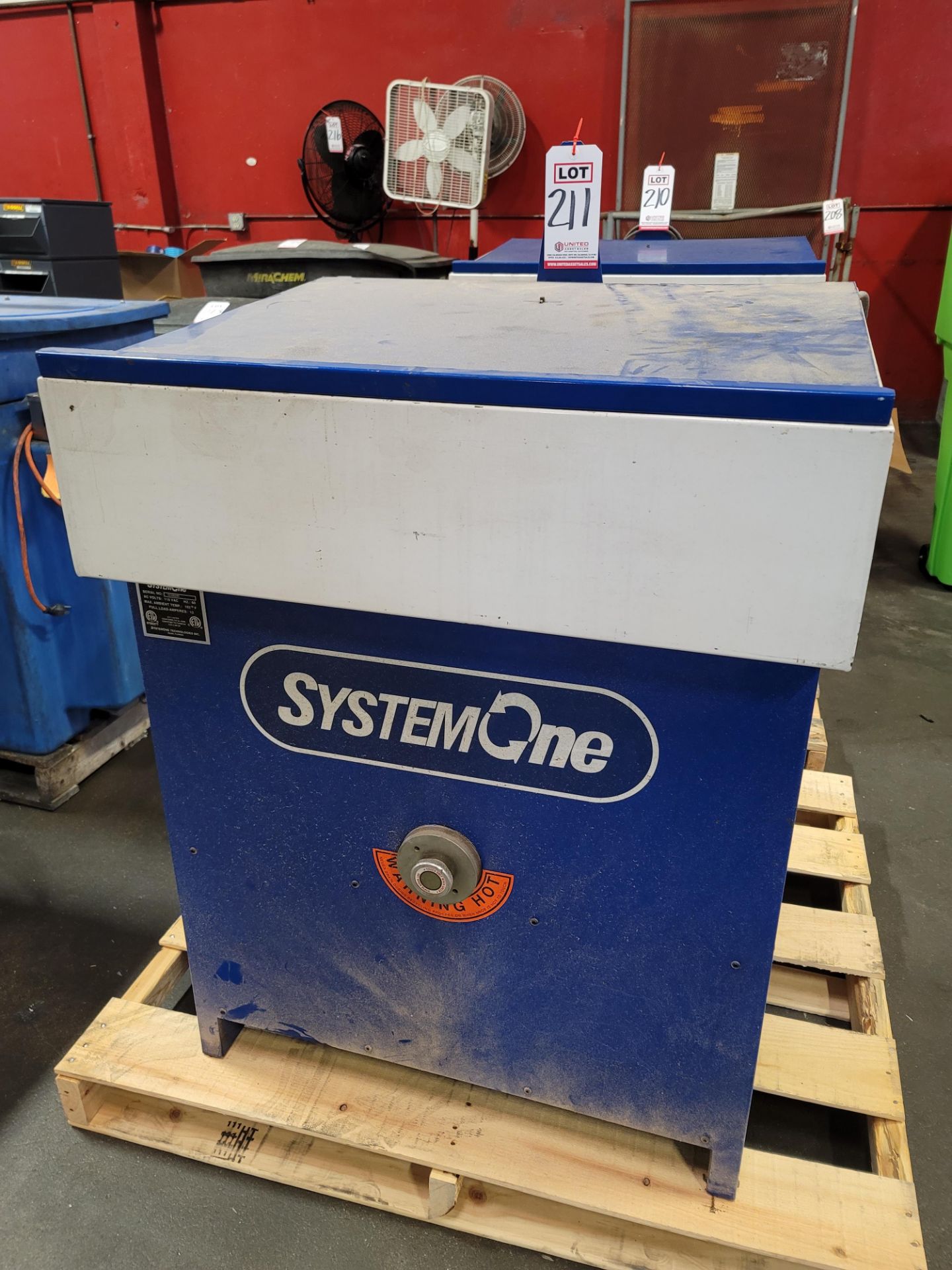 SYSTEM ONE PARTS WASHER, S/N 50130240