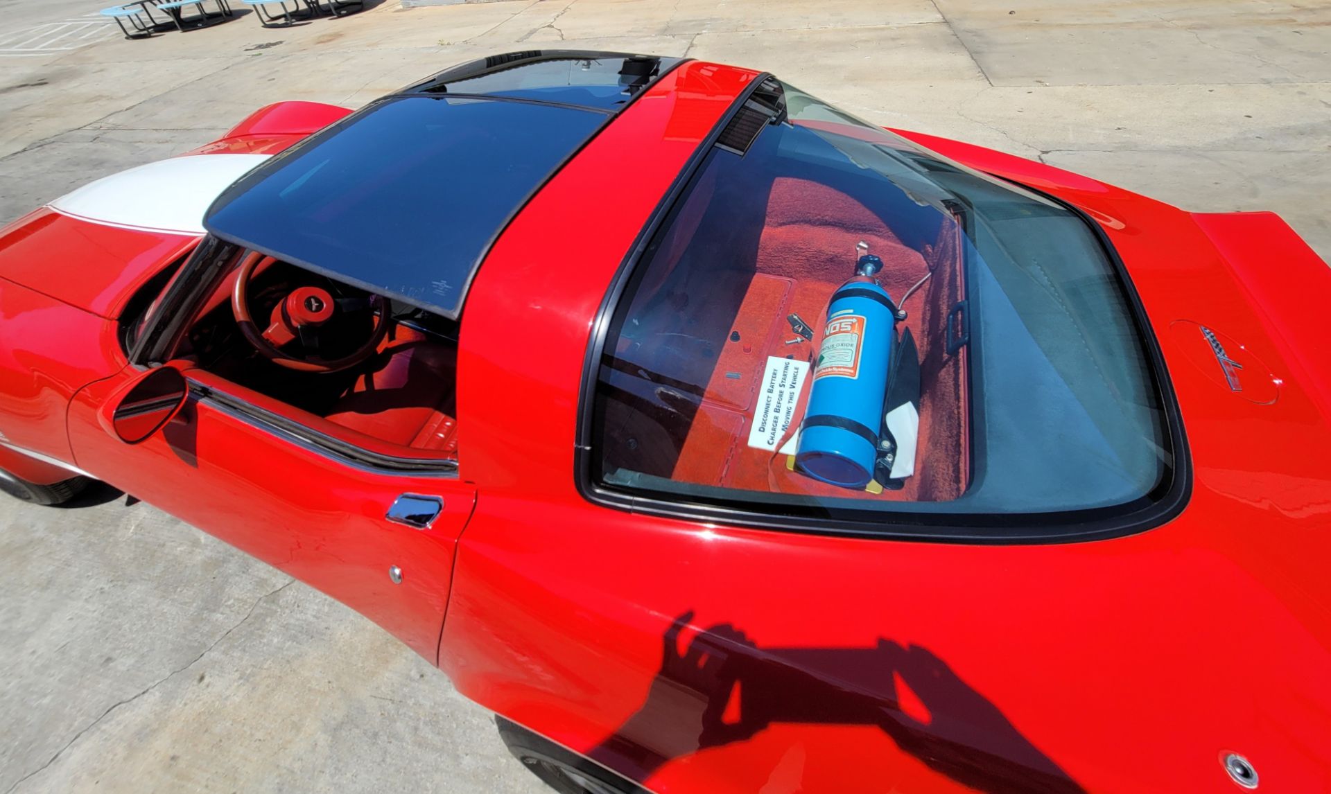 1980 CHEVROLET CORVETTE, WAS VIC EDELBROCK'S PERSONAL CAR BOUGHT FOR R&D, RED INTERIOR, TITLE ONLY. - Bild 37 aus 70