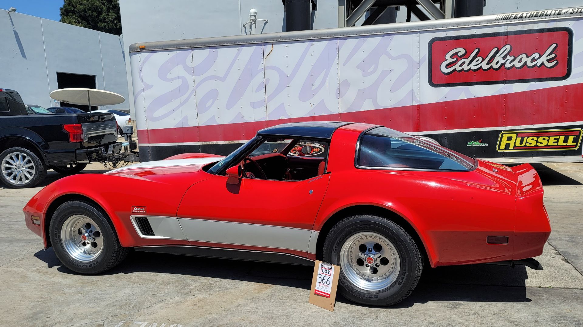 1980 CHEVROLET CORVETTE, WAS VIC EDELBROCK'S PERSONAL CAR BOUGHT FOR R&D, RED INTERIOR, TITLE ONLY. - Bild 3 aus 70