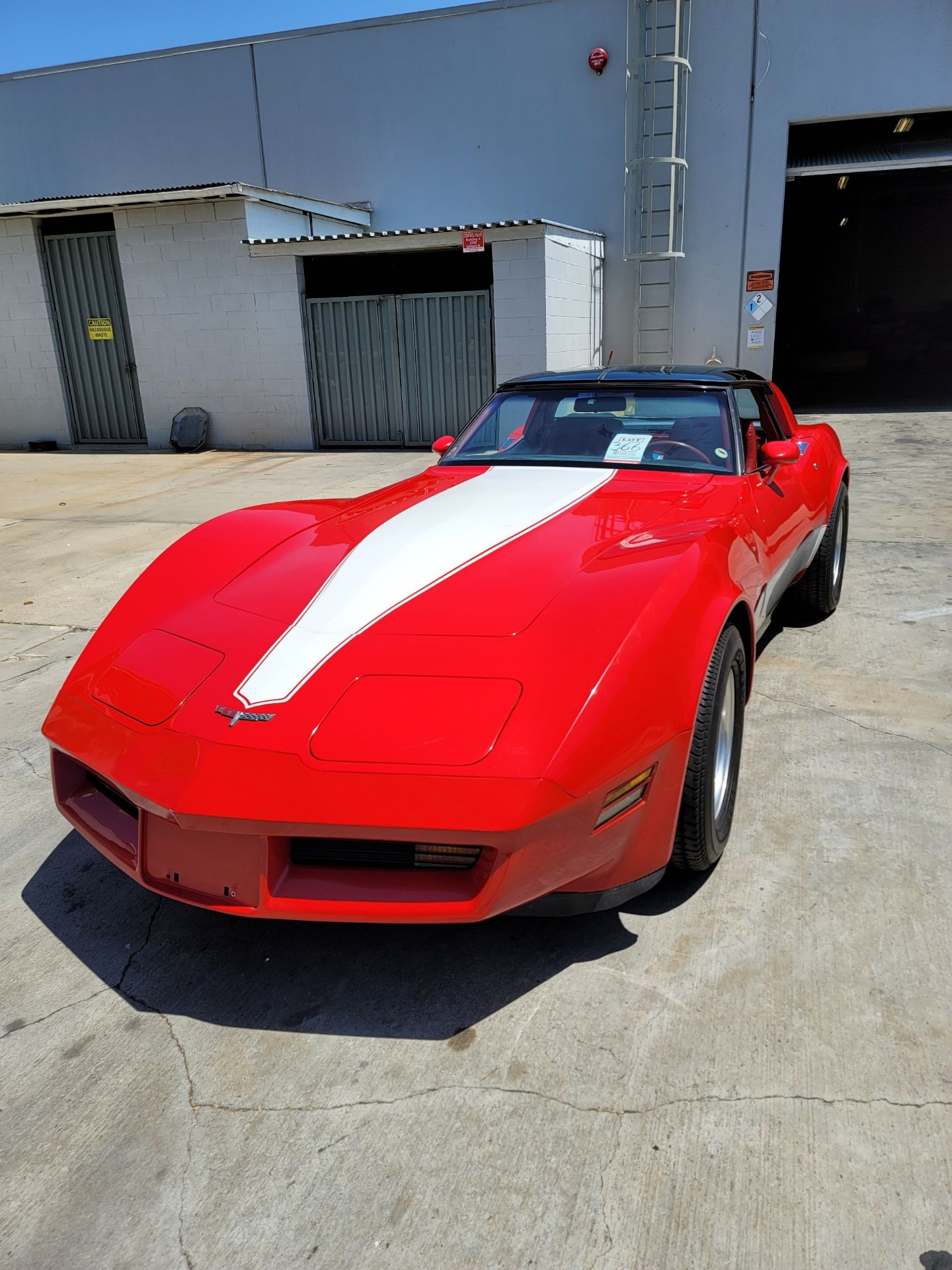 1980 CHEVROLET CORVETTE, WAS VIC EDELBROCK'S PERSONAL CAR BOUGHT FOR R&D, RED INTERIOR, TITLE ONLY. - Bild 59 aus 70