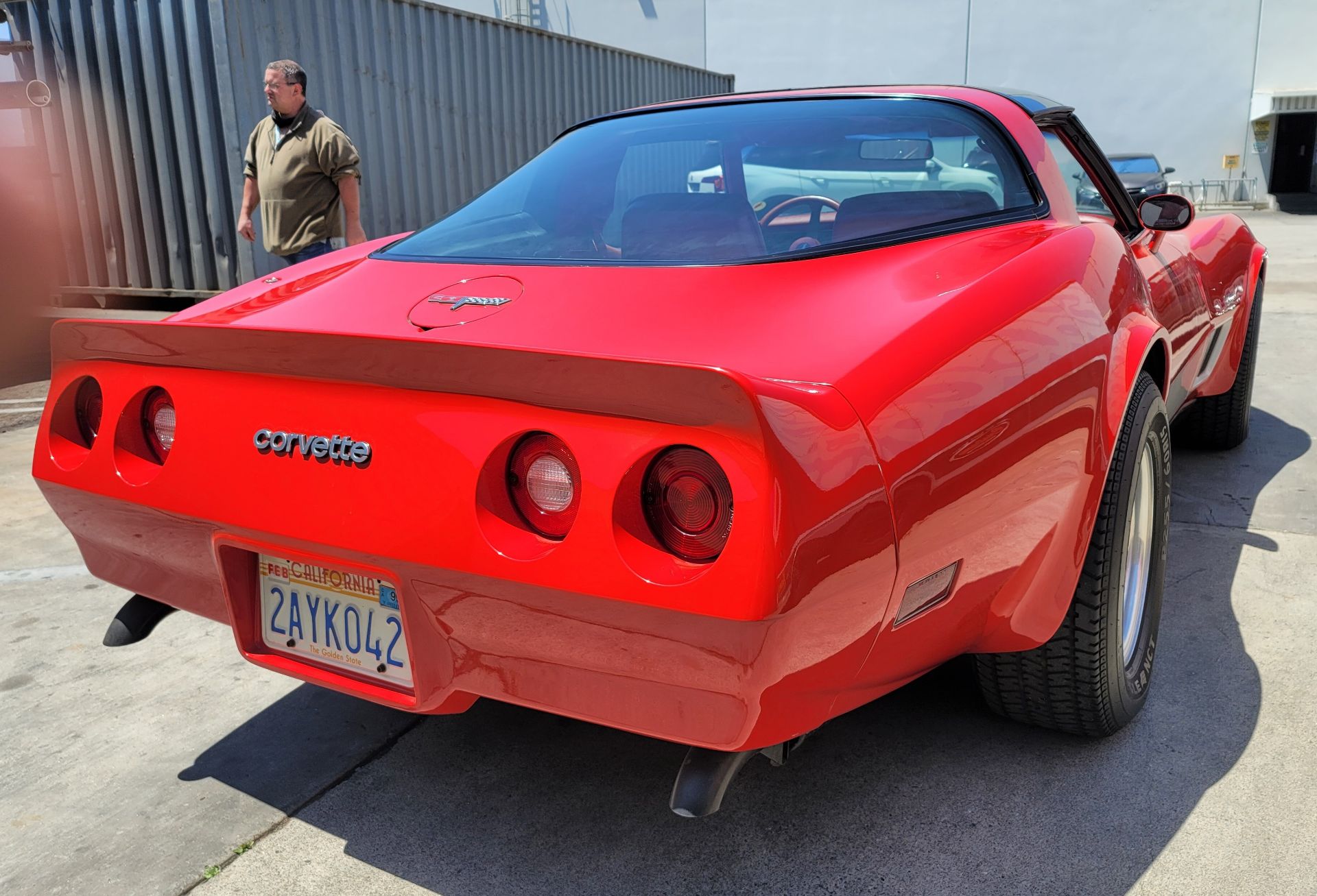 1980 CHEVROLET CORVETTE, WAS VIC EDELBROCK'S PERSONAL CAR BOUGHT FOR R&D, RED INTERIOR, TITLE ONLY. - Bild 4 aus 70