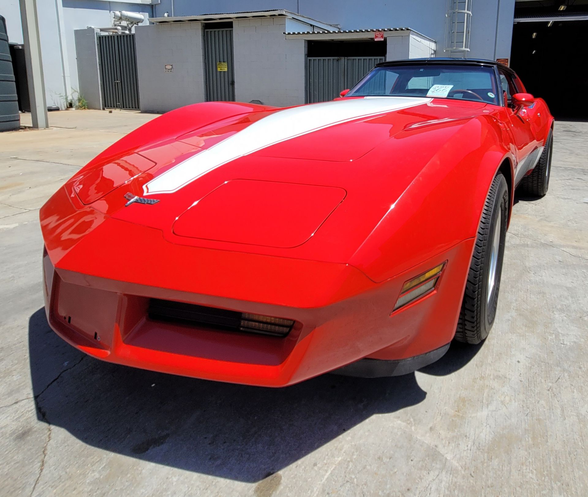 1980 CHEVROLET CORVETTE, WAS VIC EDELBROCK'S PERSONAL CAR BOUGHT FOR R&D, RED INTERIOR, TITLE ONLY. - Image 48 of 70