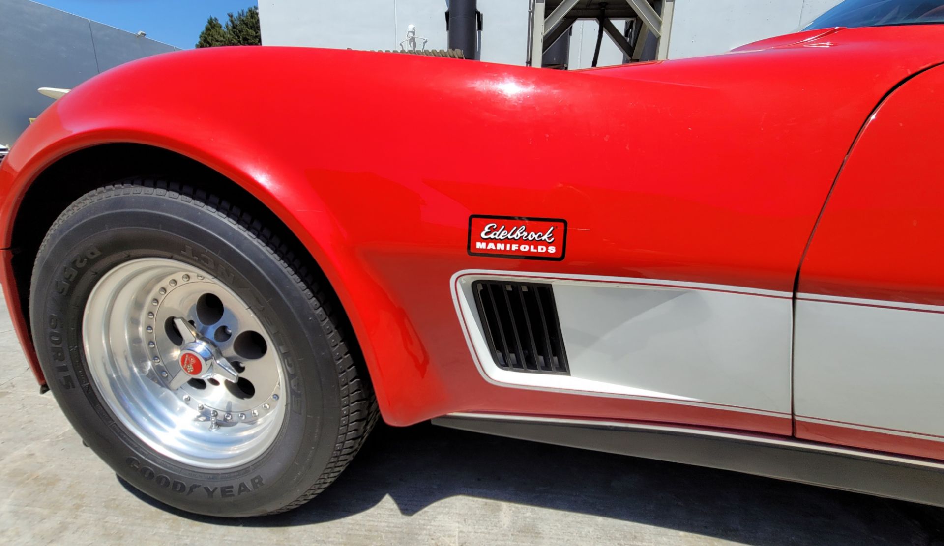 1980 CHEVROLET CORVETTE, WAS VIC EDELBROCK'S PERSONAL CAR BOUGHT FOR R&D, RED INTERIOR, TITLE ONLY. - Image 46 of 70