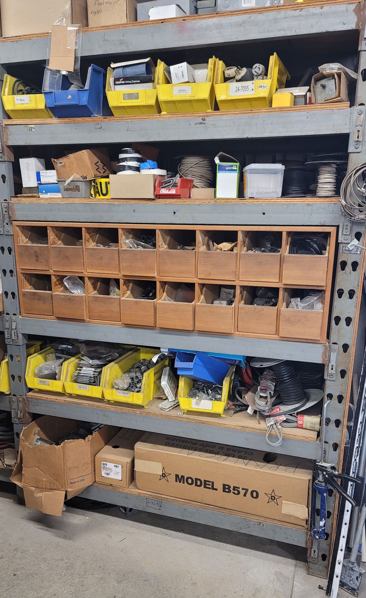 LOT - CUBBYHOLE BOLT & FASTENER BINS, W/ CONTENTS (LOCATED INSIDE WOOD SHOP) - Image 5 of 15