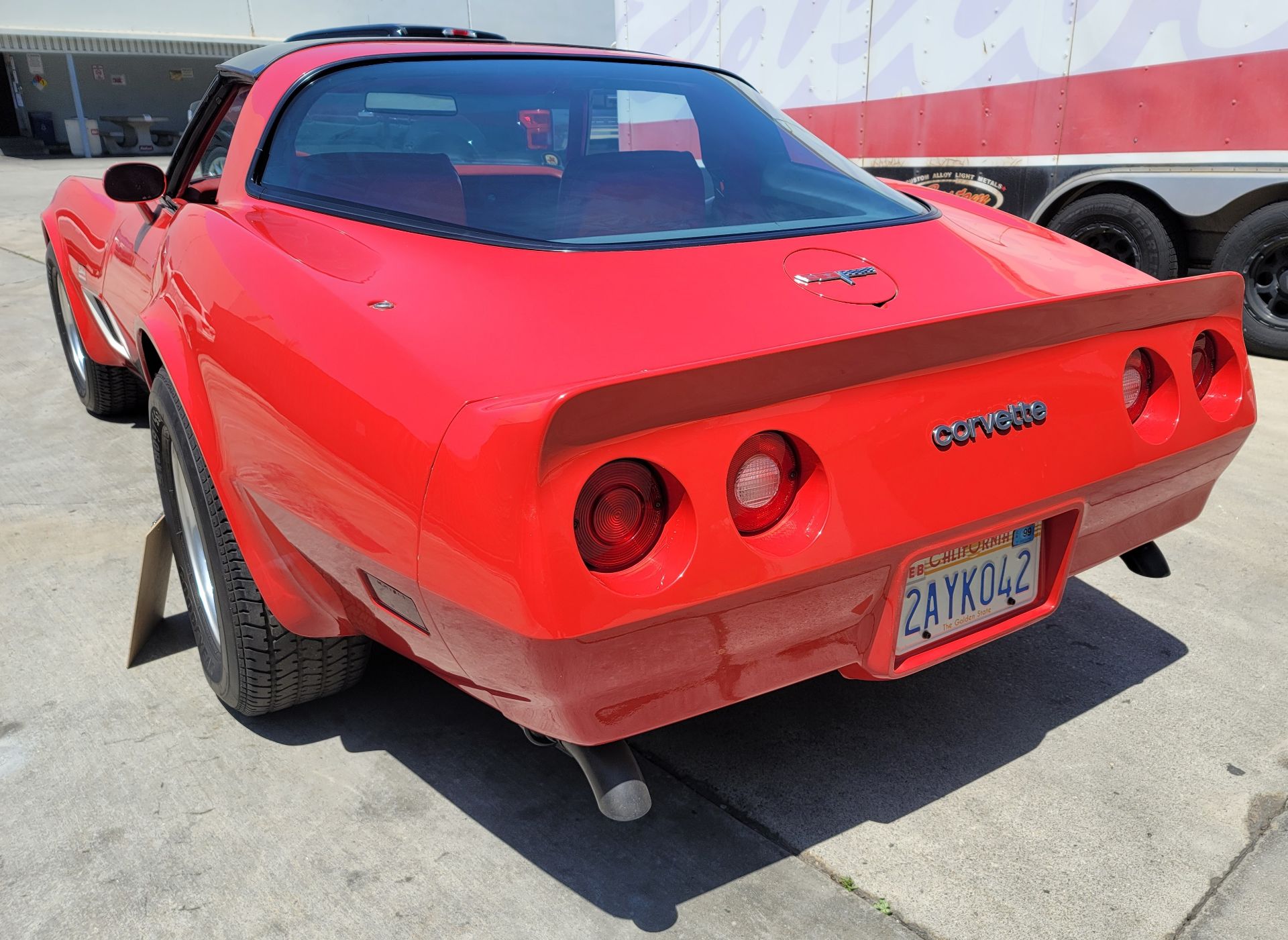 1980 CHEVROLET CORVETTE, WAS VIC EDELBROCK'S PERSONAL CAR BOUGHT FOR R&D, RED INTERIOR, TITLE ONLY. - Bild 5 aus 70