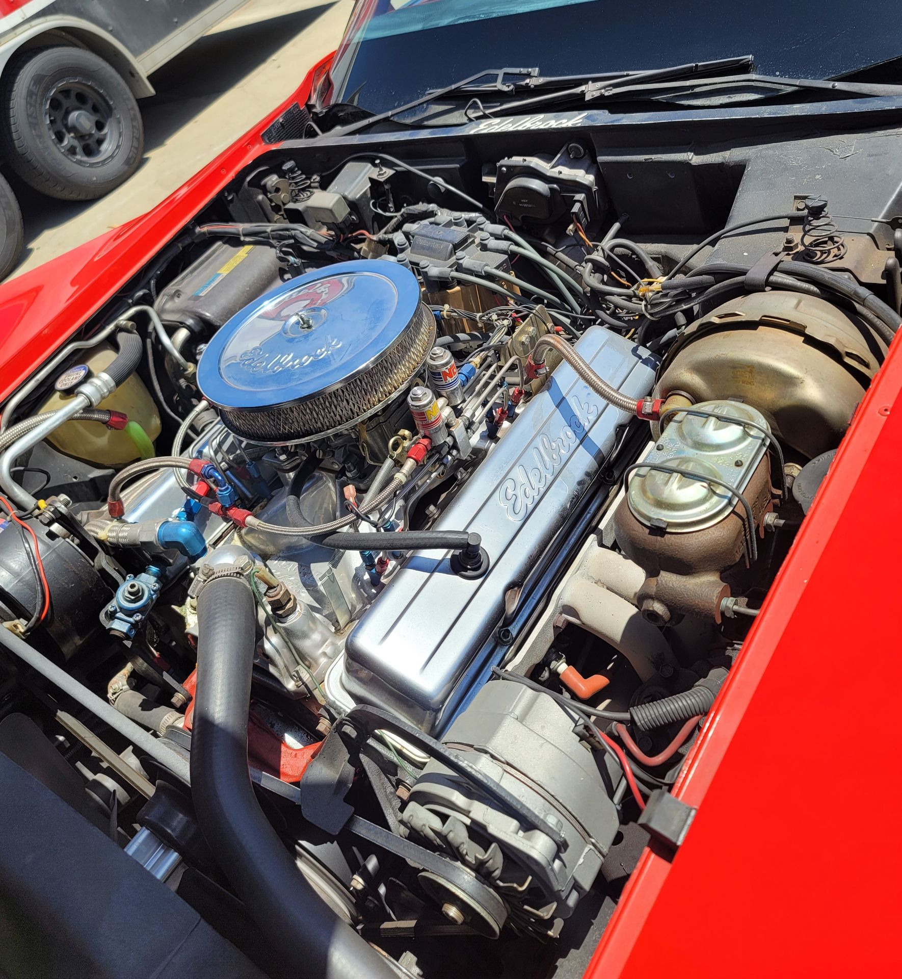 1980 CHEVROLET CORVETTE, WAS VIC EDELBROCK'S PERSONAL CAR BOUGHT FOR R&D, RED INTERIOR, TITLE ONLY. - Bild 28 aus 70