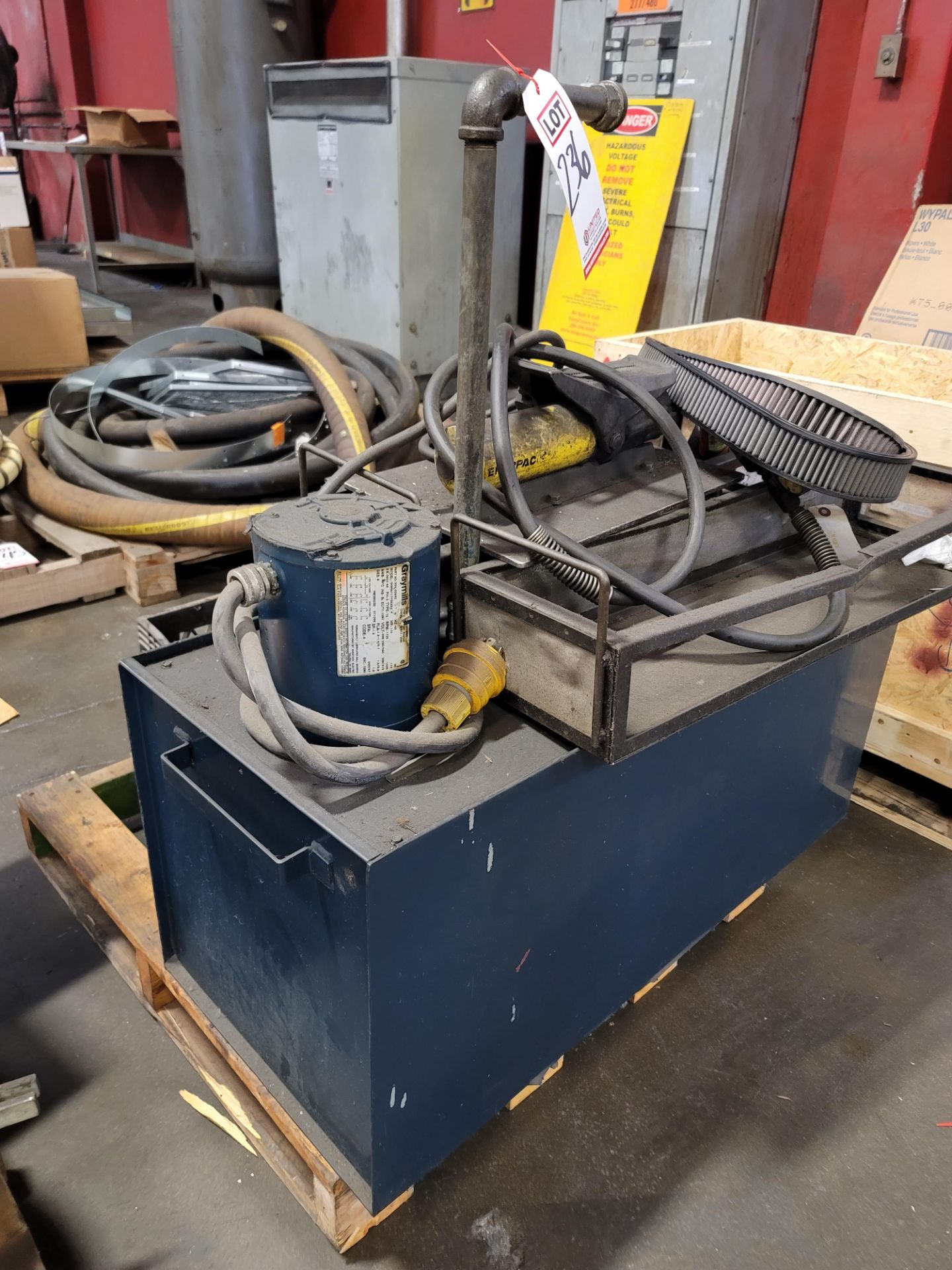 HYDRAULIC PUMP UNIT W/ RESERVOIR