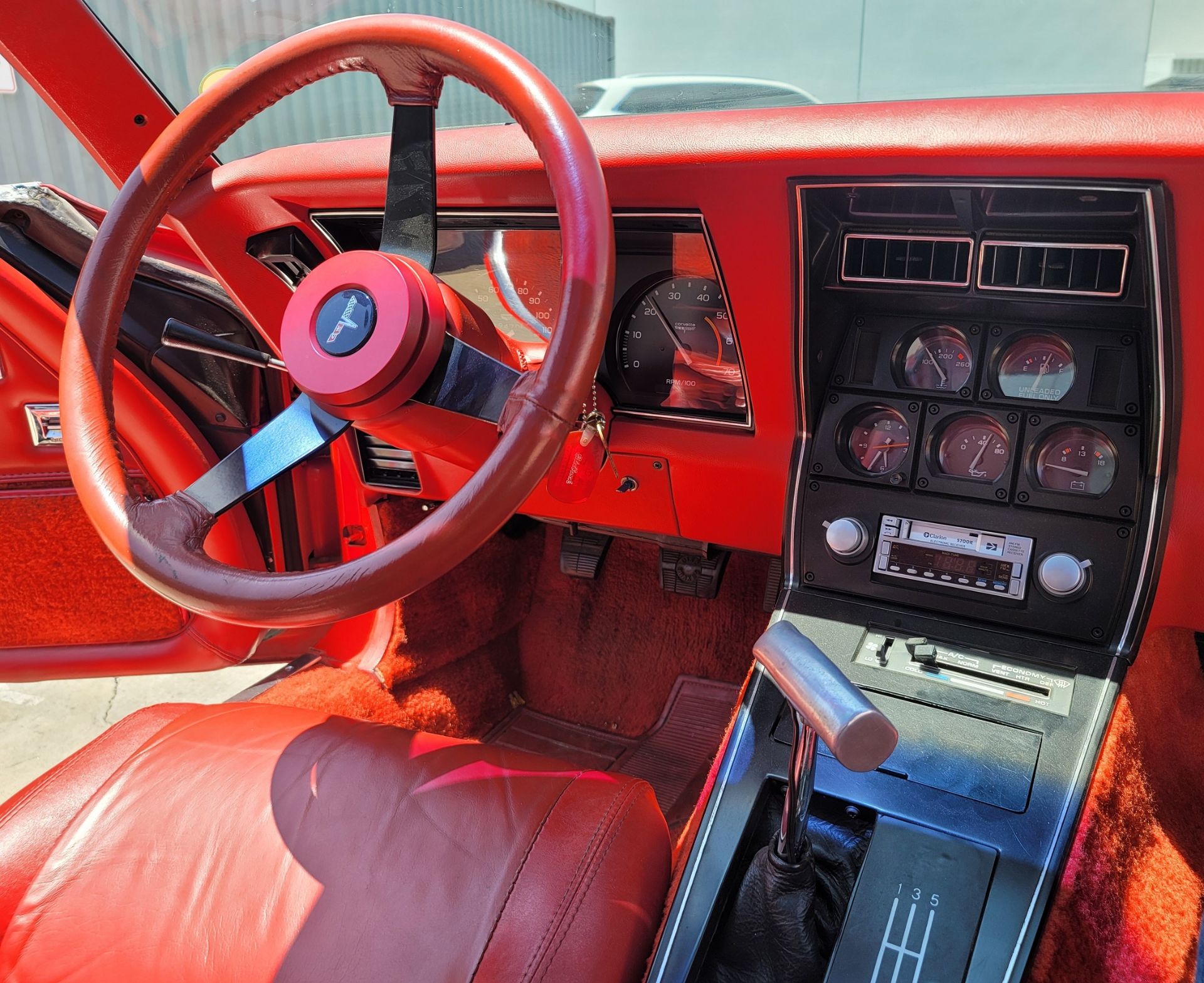 1980 CHEVROLET CORVETTE, WAS VIC EDELBROCK'S PERSONAL CAR BOUGHT FOR R&D, RED INTERIOR, TITLE ONLY. - Bild 20 aus 70