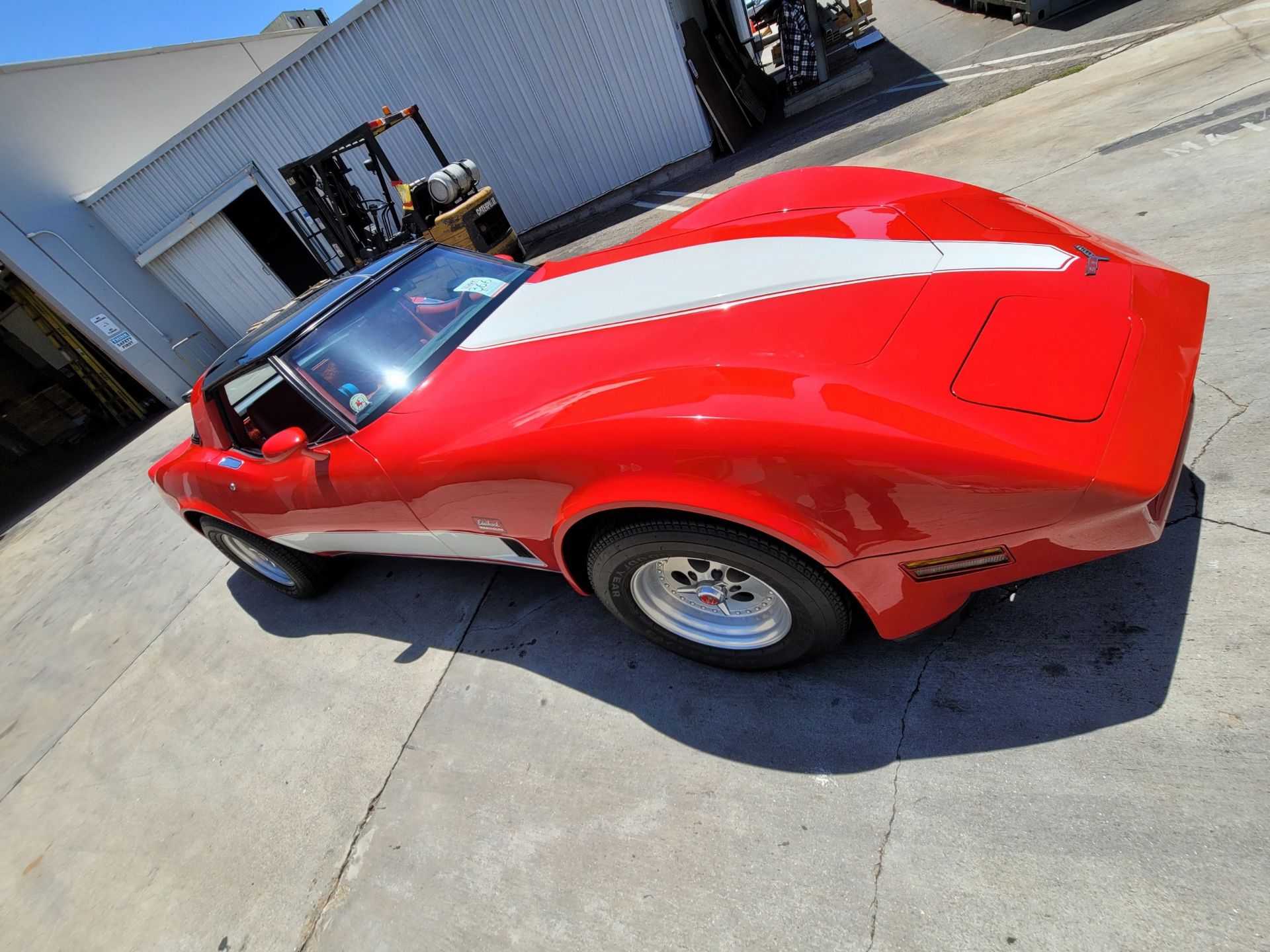 1980 CHEVROLET CORVETTE, WAS VIC EDELBROCK'S PERSONAL CAR BOUGHT FOR R&D, RED INTERIOR, TITLE ONLY. - Image 63 of 70