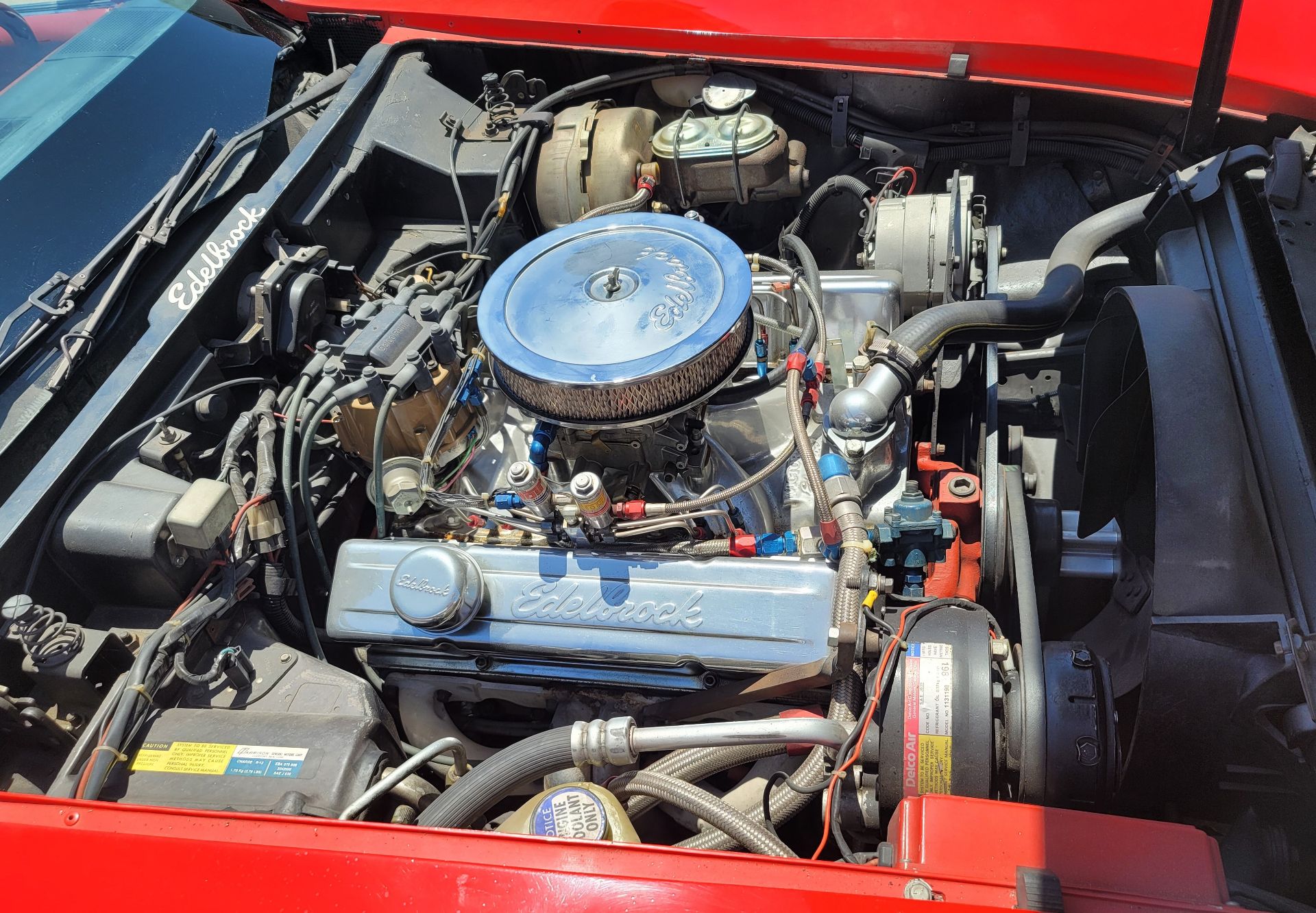 1980 CHEVROLET CORVETTE, WAS VIC EDELBROCK'S PERSONAL CAR BOUGHT FOR R&D, RED INTERIOR, TITLE ONLY. - Bild 30 aus 70