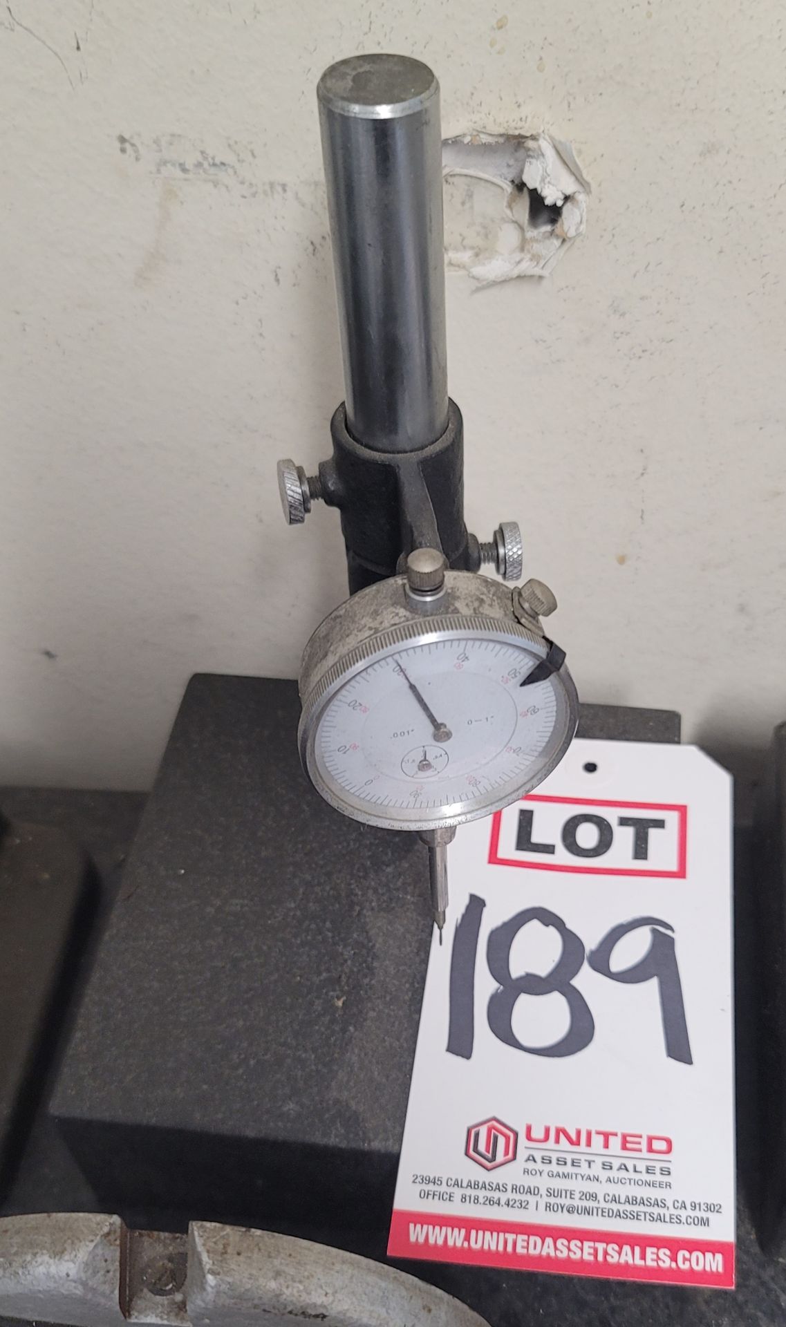 DIAL INDICATOR W/ GRANITE STAND