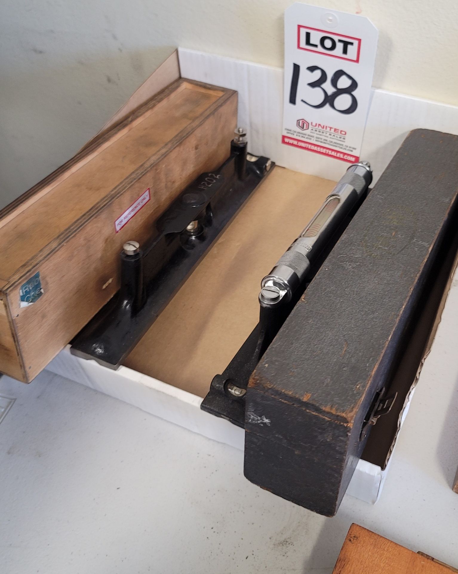 LOT - (2) 12" MACHINIST'S LEVELS