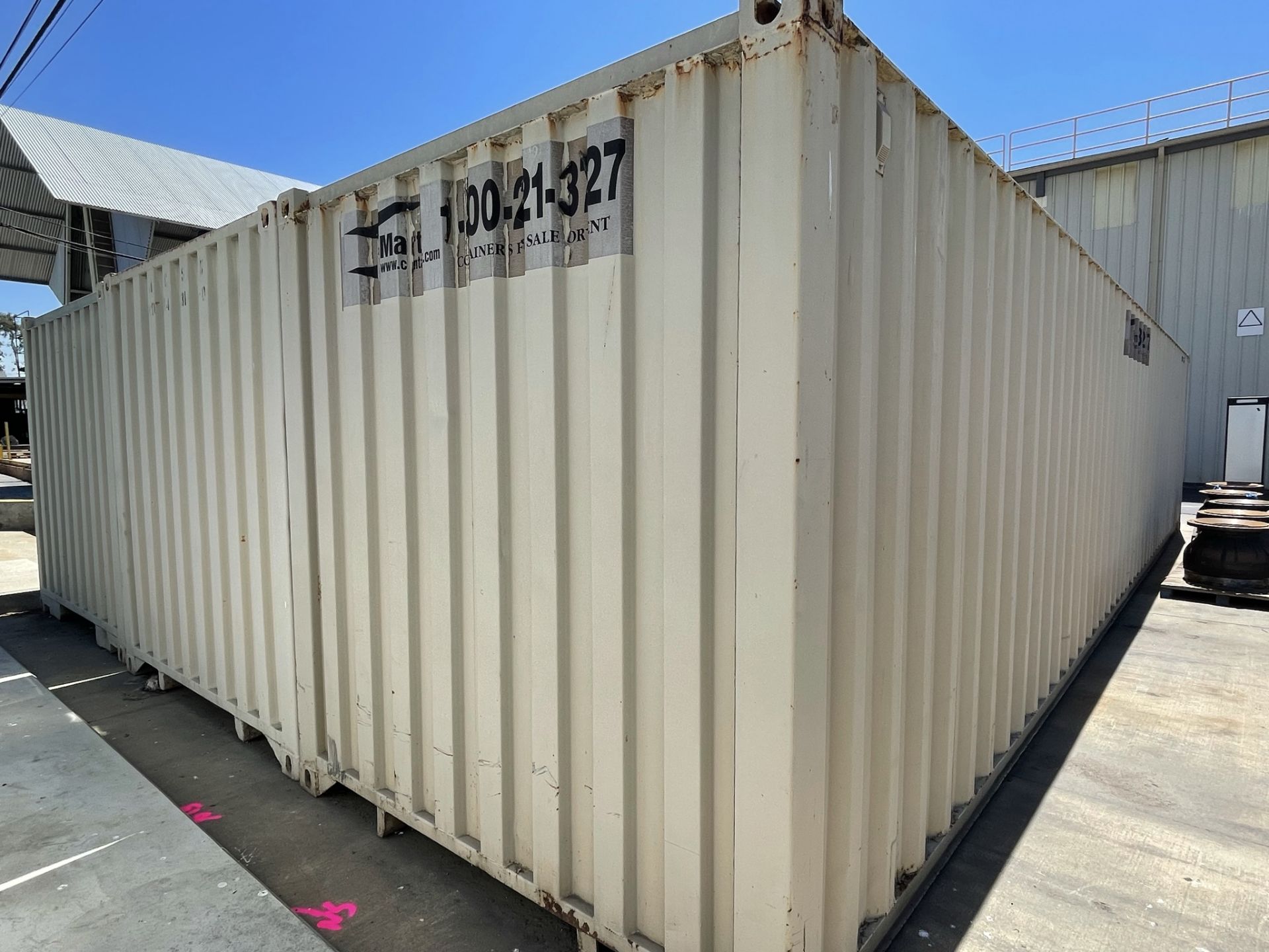 40’ STORAGE CONTAINER, (2) TURBINE ROOF AIR VENTS, (5) POWERED LIGHTS, GREAT CONDITION - Image 6 of 6