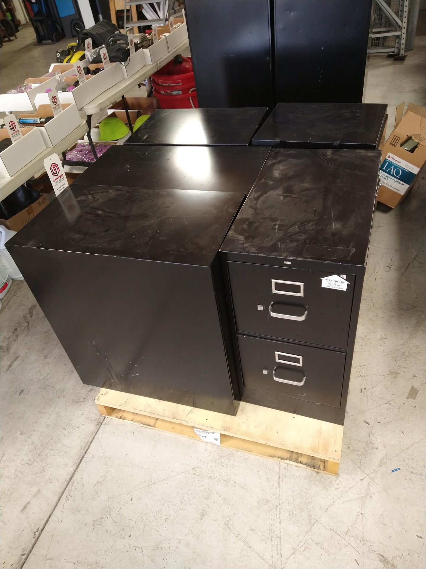 LOT - (5) BLACK 2-DRAWER FILE CABINETS (LOCATION: ORANGE, CA) - Image 3 of 3