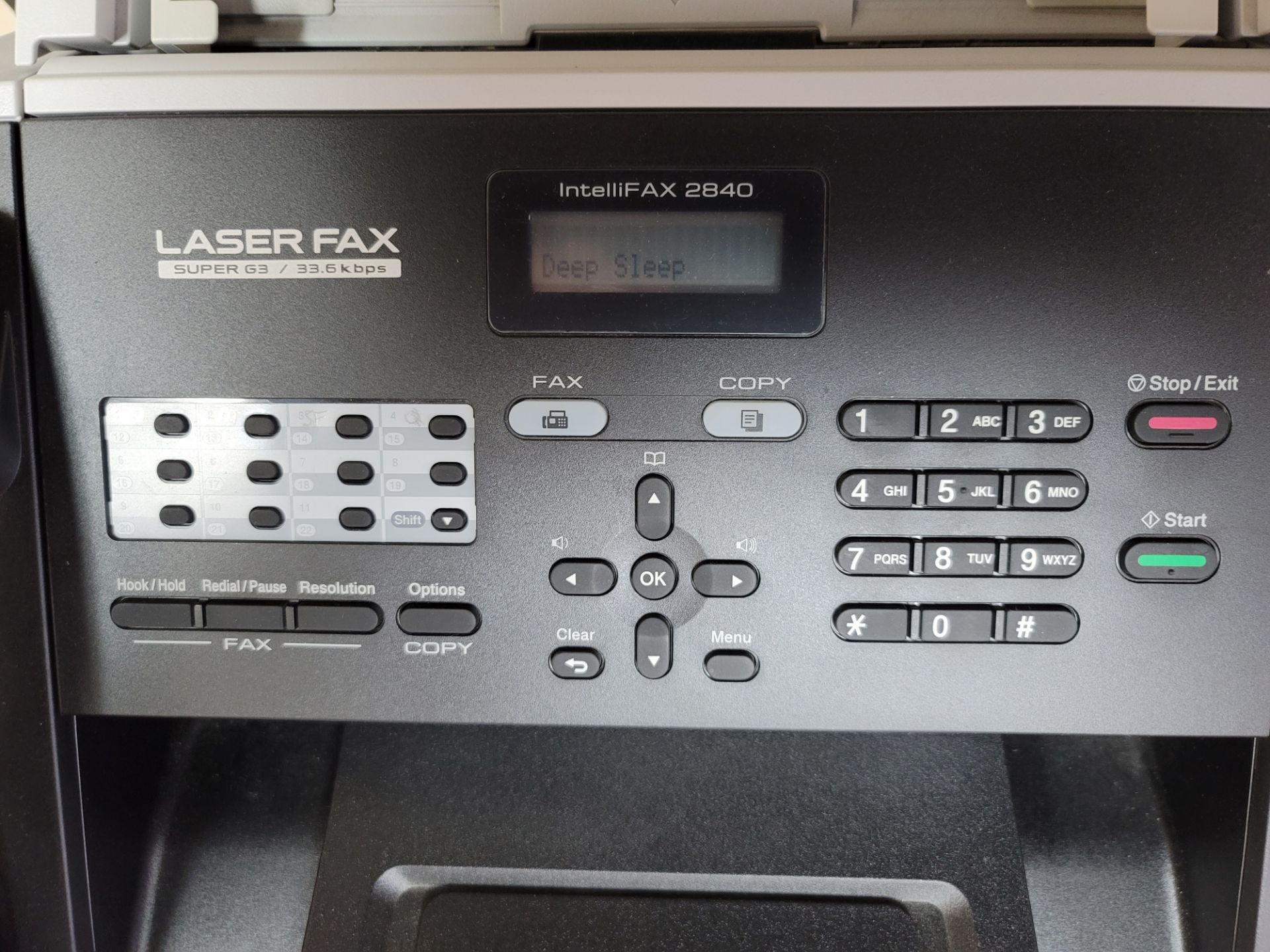 BROTHER LASER FAX, INTELLIFAX 2840 (LOCATION: SAN DIEGO, CA) - Image 2 of 2