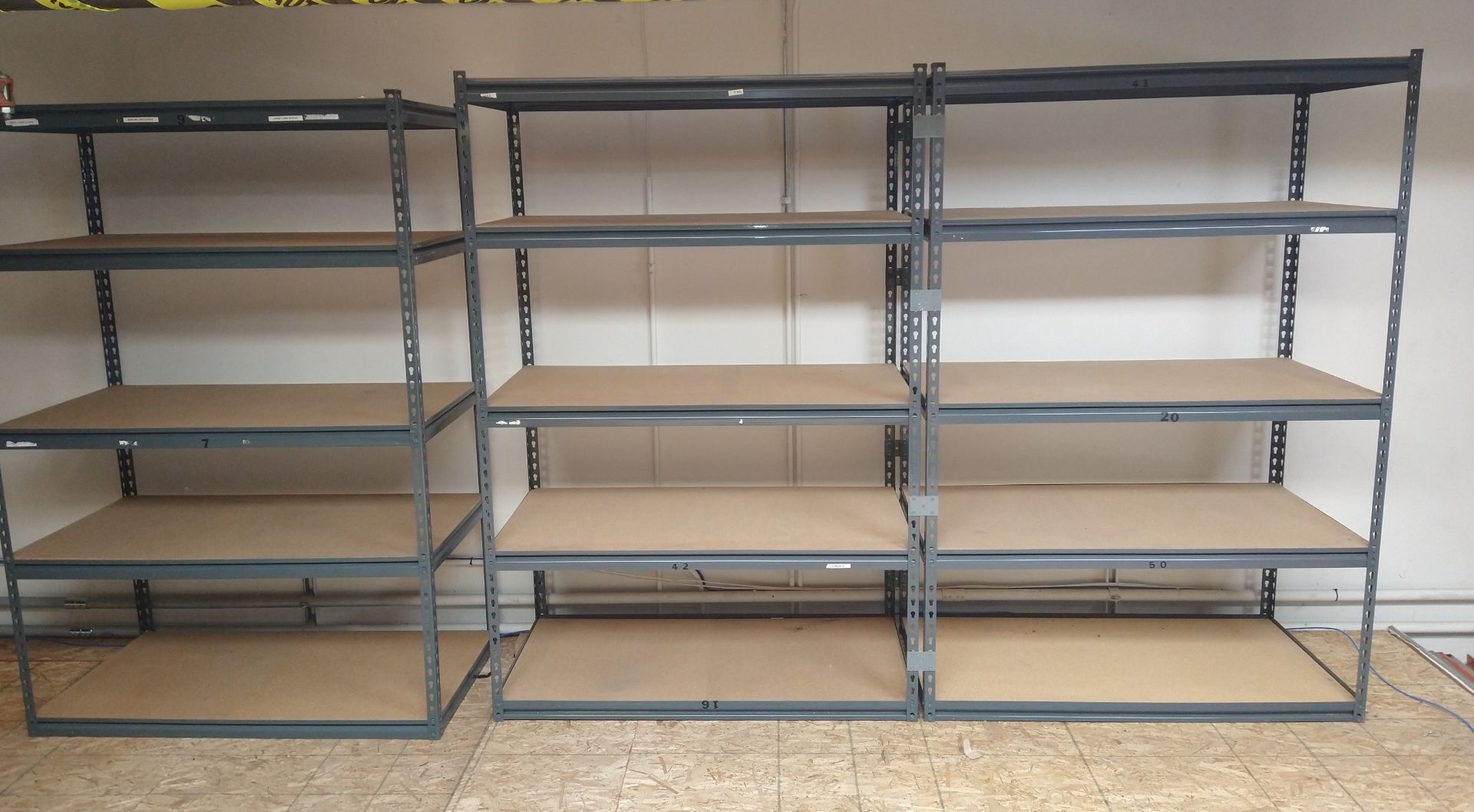 LOT - (12) ADJUSTABLE SHELF UNITS (LOCATION: ORANGE, CA)