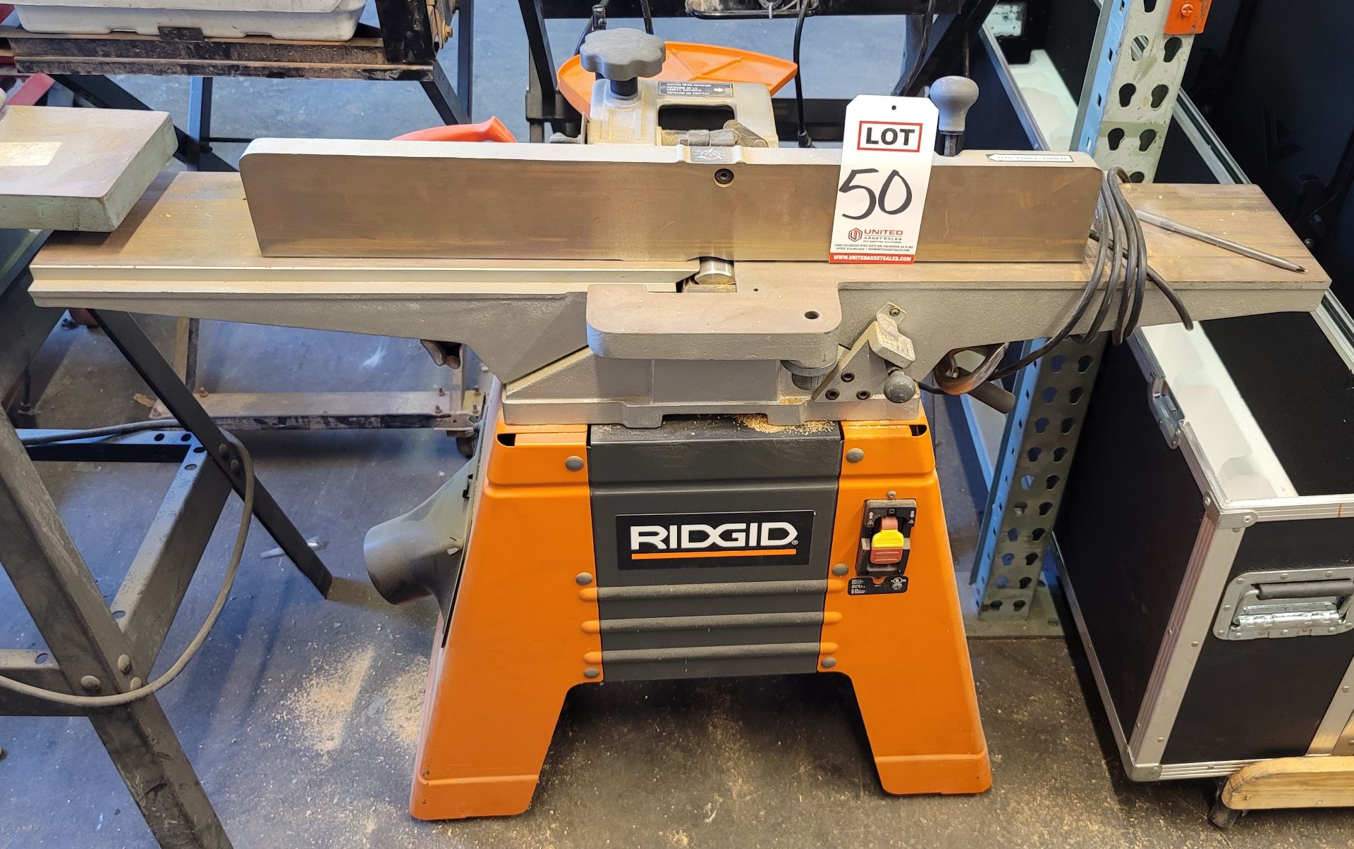 RIDGID 6 AMP CORDED 6-1/8" JOINTER, S/N P072047249