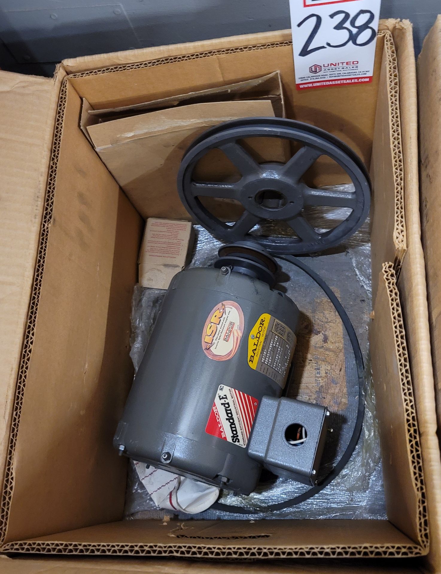 BALDOR 1 HP ELECTRIC MOTOR, CAT. NO. M3116T, 1725, 208-230/460V