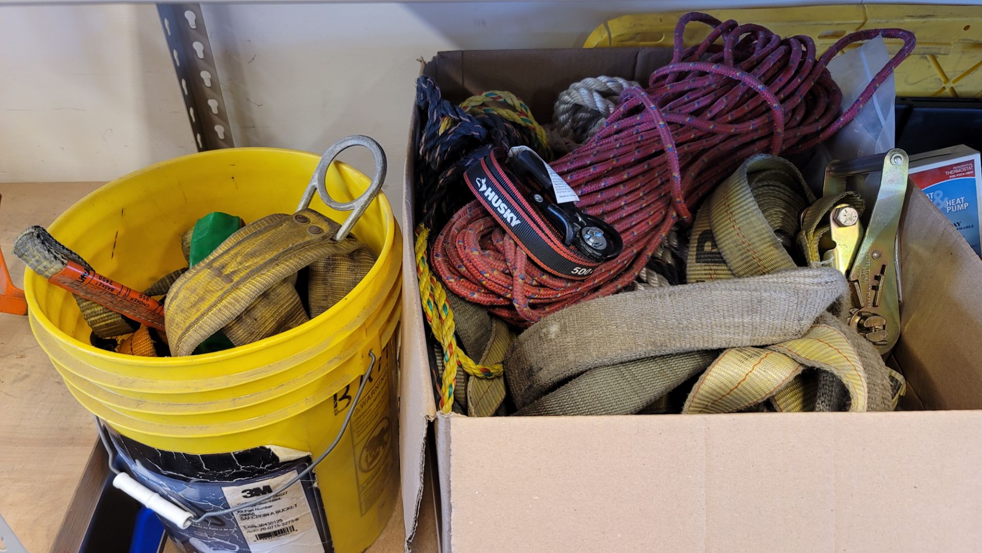 LOT - RATCHET STRAPS, LIFTING SLINGS, ROPE