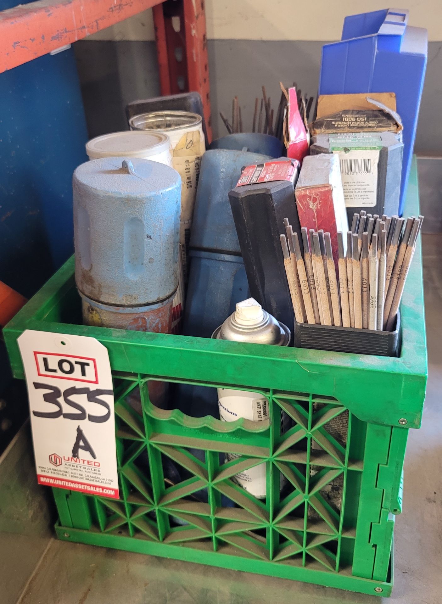 LOT - ARC WELDING ROD, ETC.