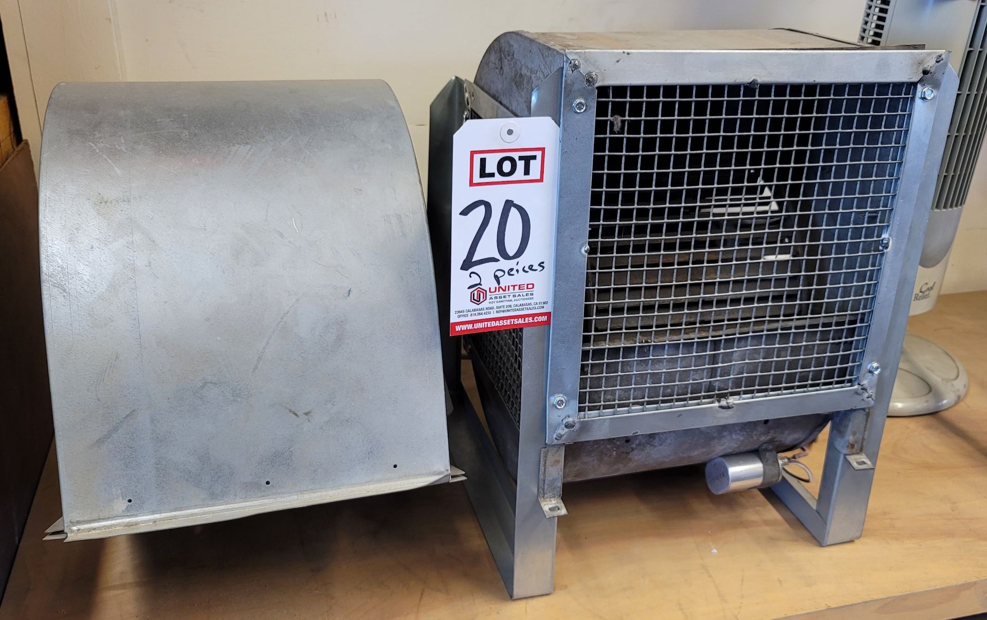 LOT - (2) BLOWER FANS